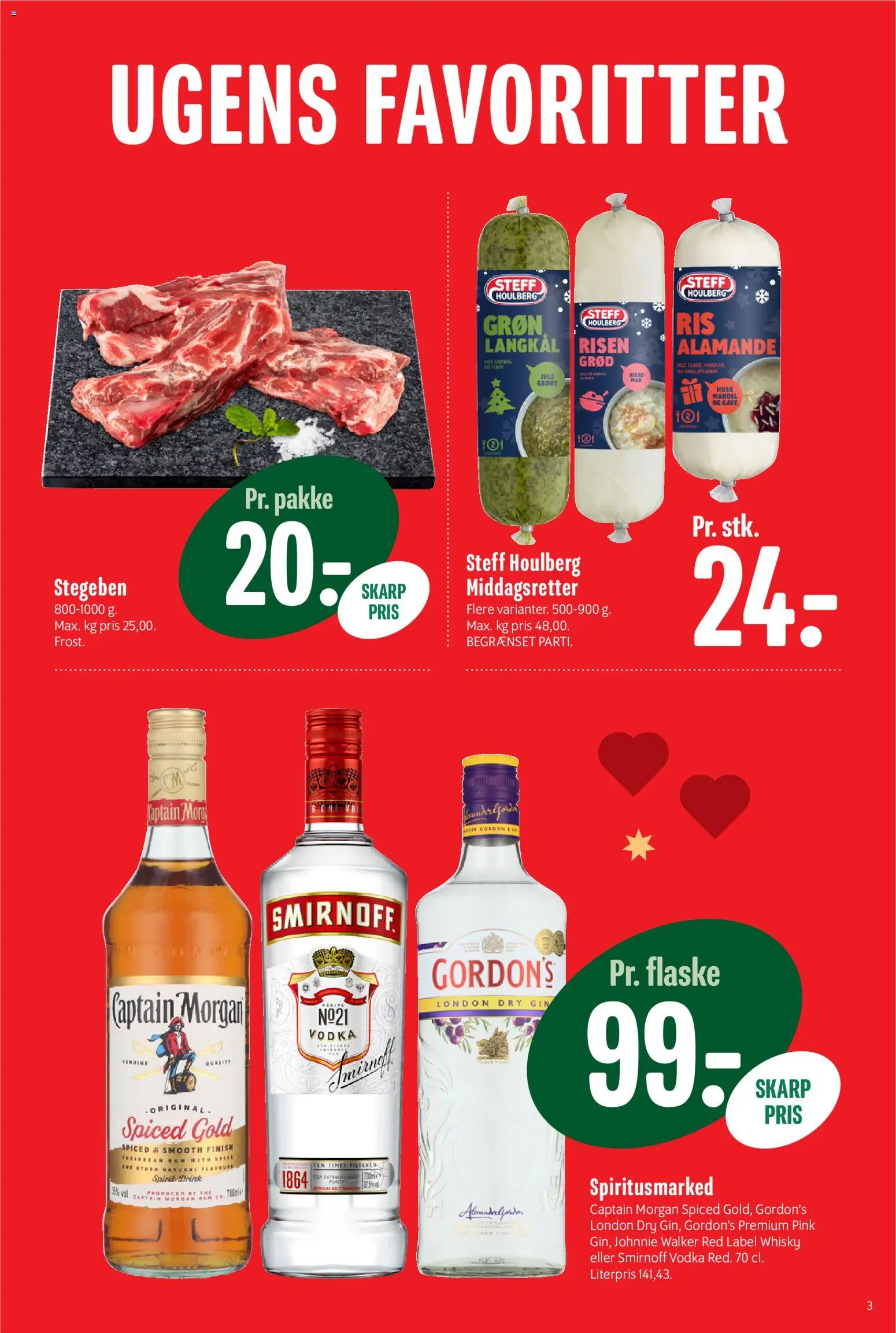 Min Købmand tilbudsavis – gyldig fra 07.11.2025 | Side: 3 | Produkter: Gin, Vodka, Whisky