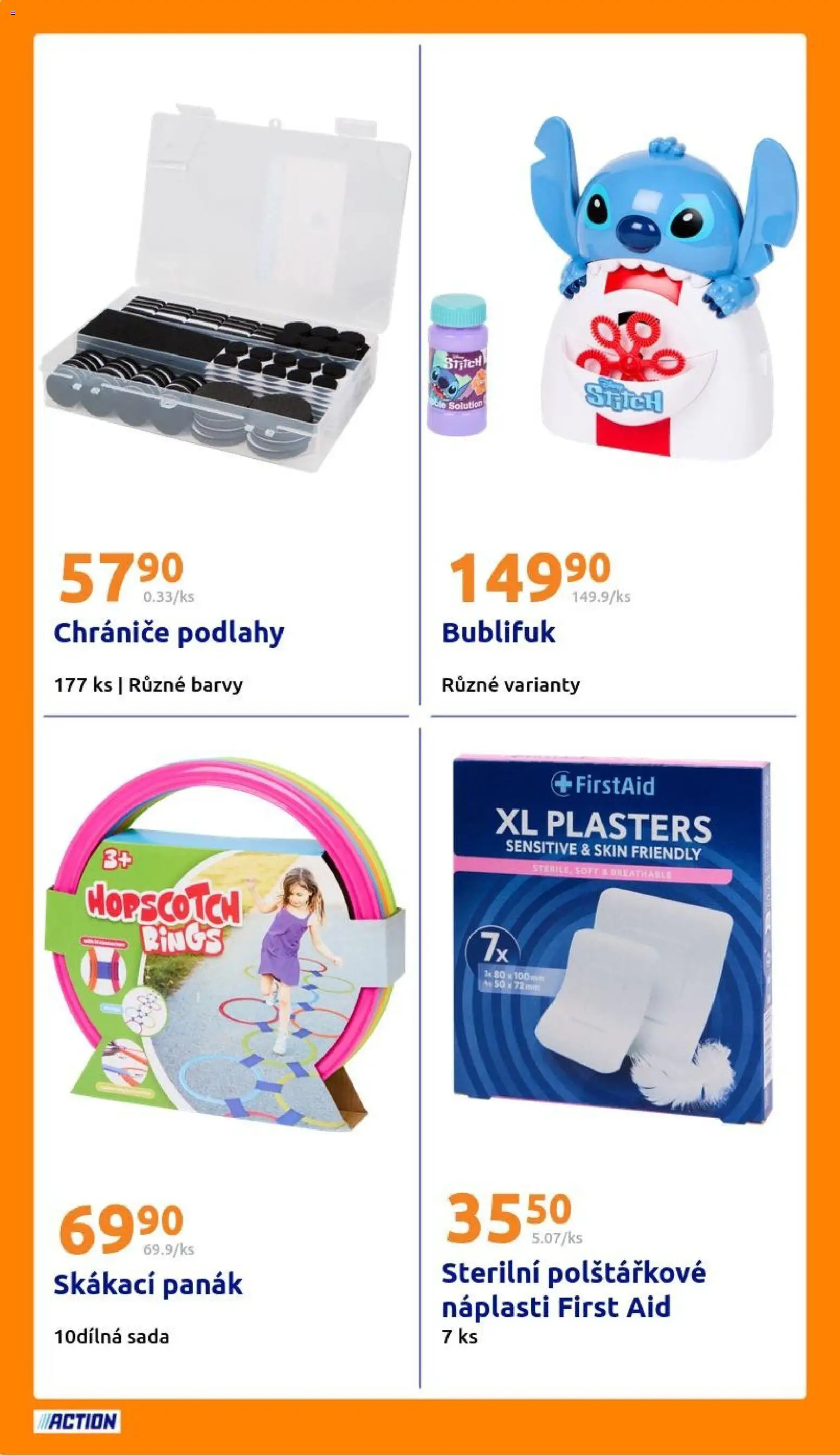 Action leták od 01.04.2026 | Strana: 20 | Produkty: Panák, Bublifuk, Barvy, Stitch