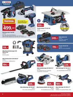Bauhaus Aktionen ab 29.09.2025 gültig | Seite: 2 | Produkte: Ladegerät, Tasche, Bosch