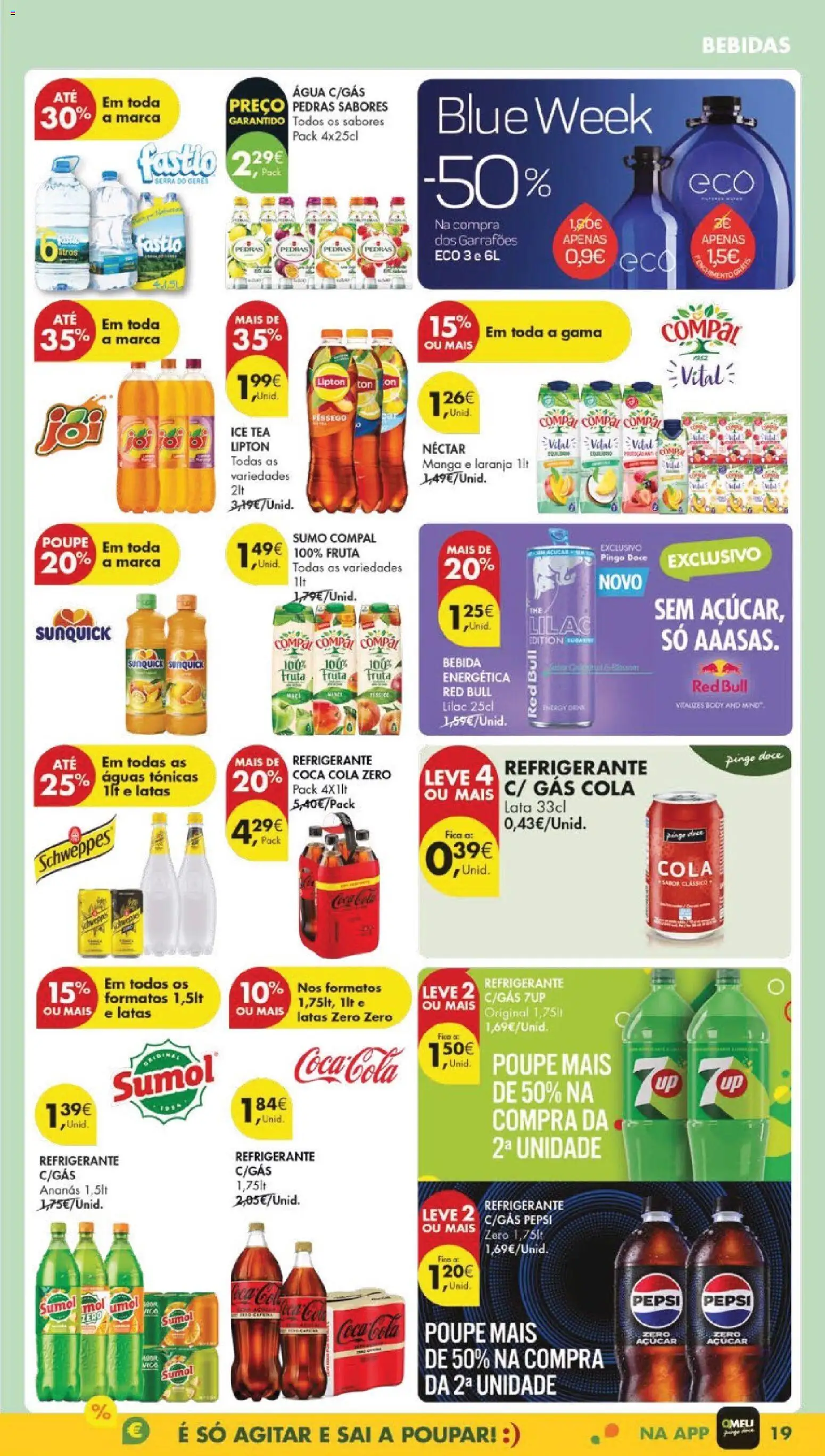 Pingo Doce Black Friday │ válido de 25.11.2025 | Página: 21 | Produtos: Agua, Refrigerante, Coca-cola, Soda