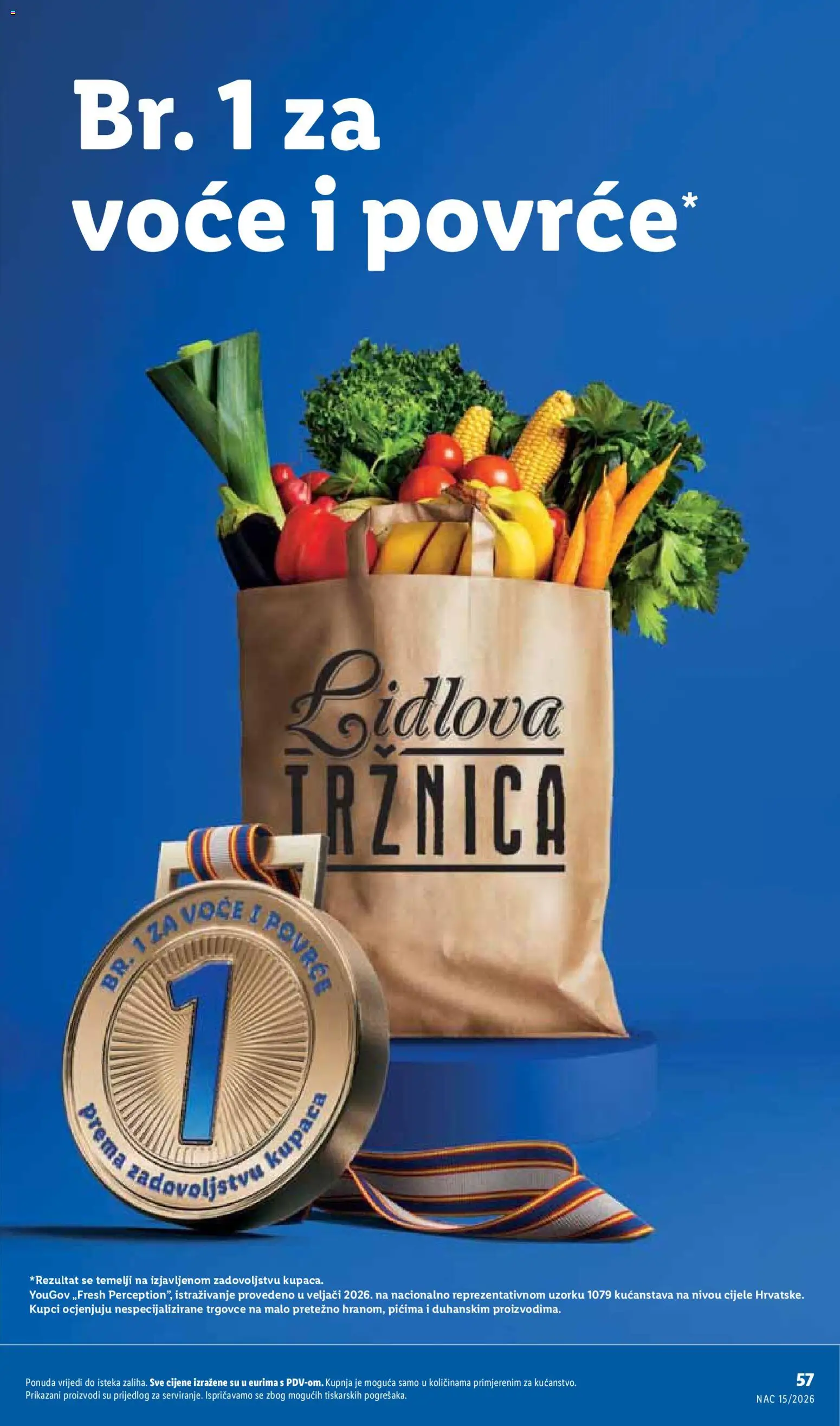 Lidl katalog | vrijedi od 07.04.2026 | Stranica: 57 | Proizvodi: Povrće, Voće