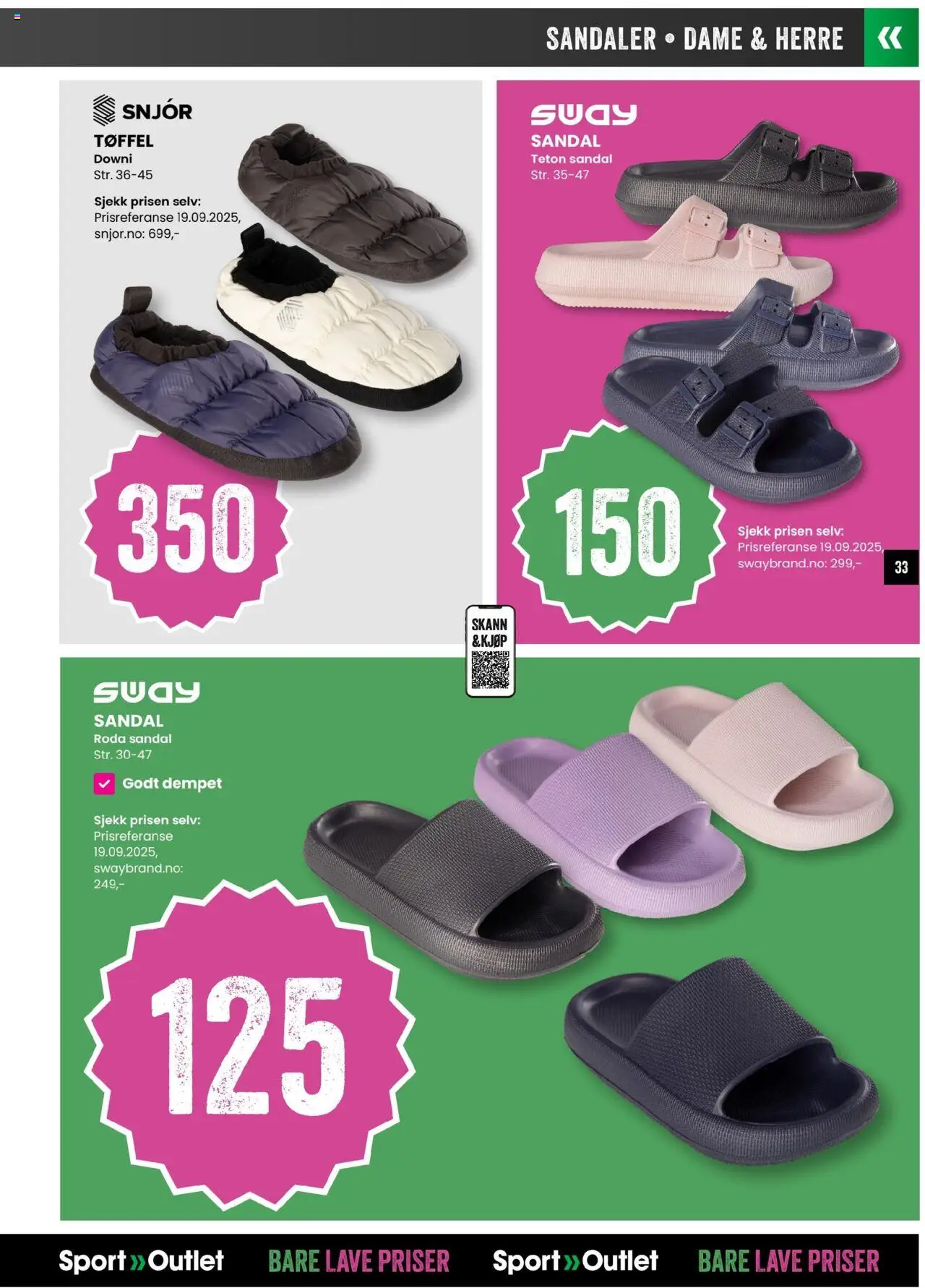 {H1} | Side: 33 | Produkter: Sandaler