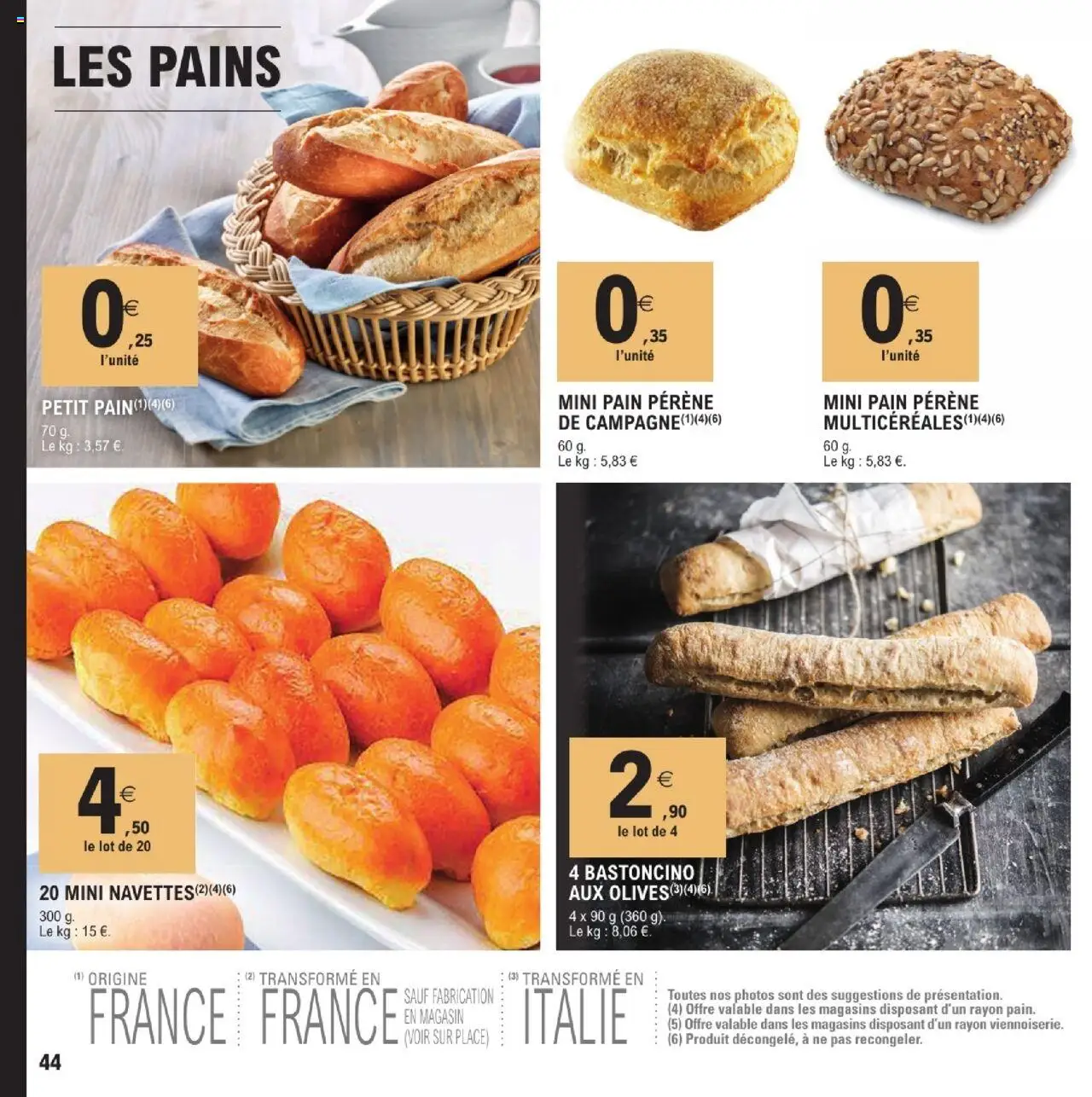  | Page: 44 | Produits: Pain