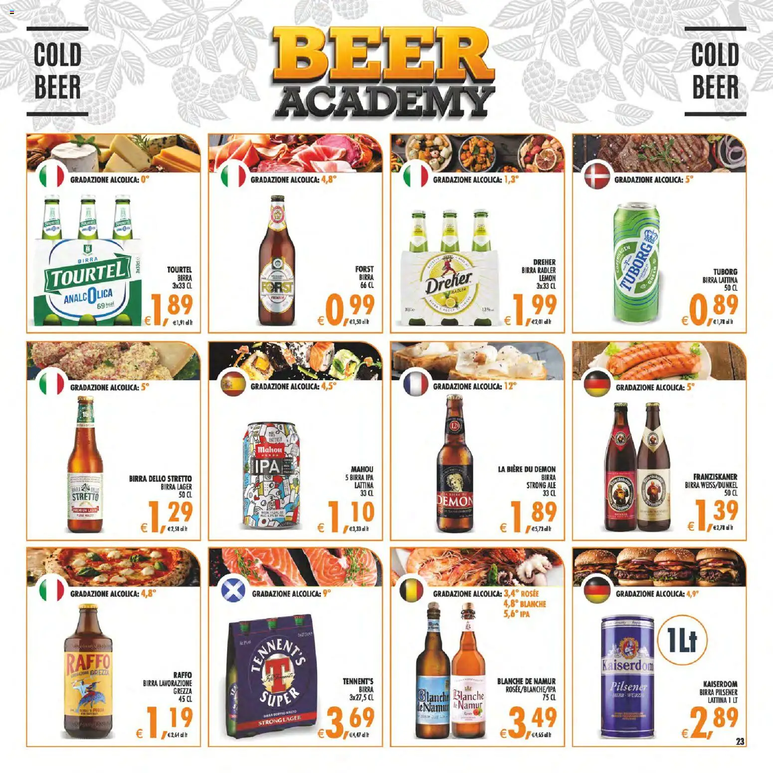 Volantino Decò del 17.04.2026 | Pagina: 23 | Prodotti: Tennent's, Birra