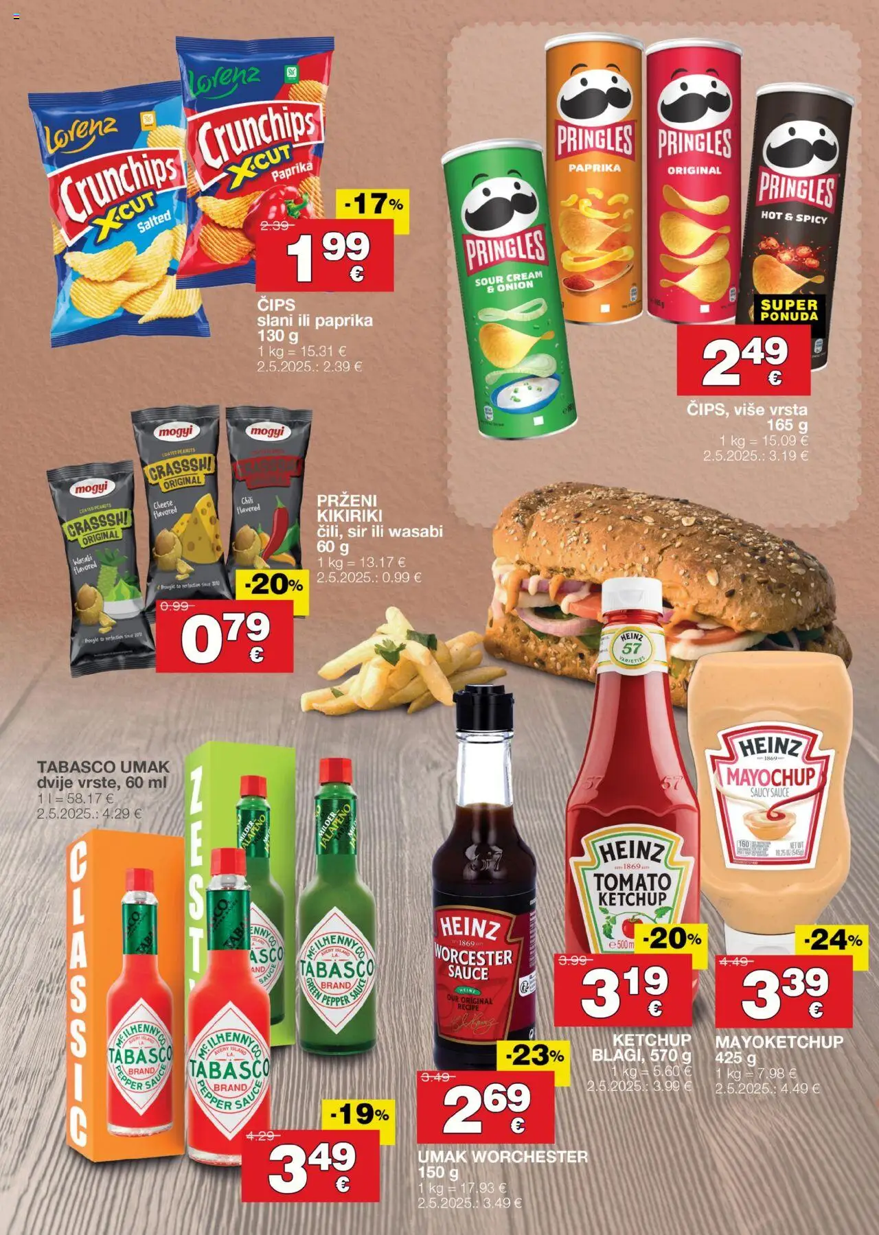 Stanić Diskont katalog | vrijedi od 07.08.2025 | Stranica: 8 | Proizvodi: Pringles, Kikiriki, Umak, Šal