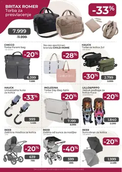 Aksa katalog Mali svet u pokretu - pregled Aksa kataloga - važi od 03.04.2026 | Strana: 4 | Proizvode: Jastuk, Kolica, Torba, Suncobran