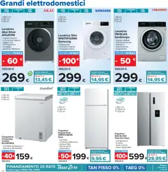 Anteprima del volantino Carrefour volantino valido a partire dal 26.03.2026 | Pagina: 46 | Prodotti: Compressore, Lavatrice, Frigorifero, Samsung