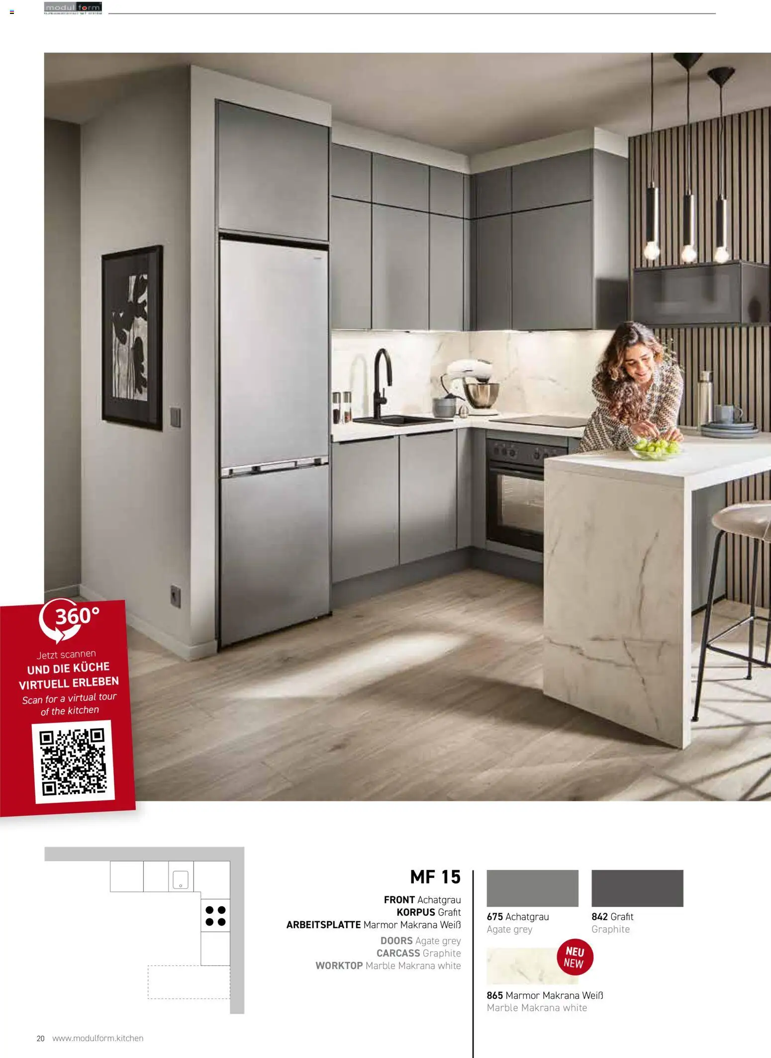 Ostermann Modulform Küchenprospekt 2026 – gültig ab 01.01.2026 | Seite: 20 | Produkte: Küche