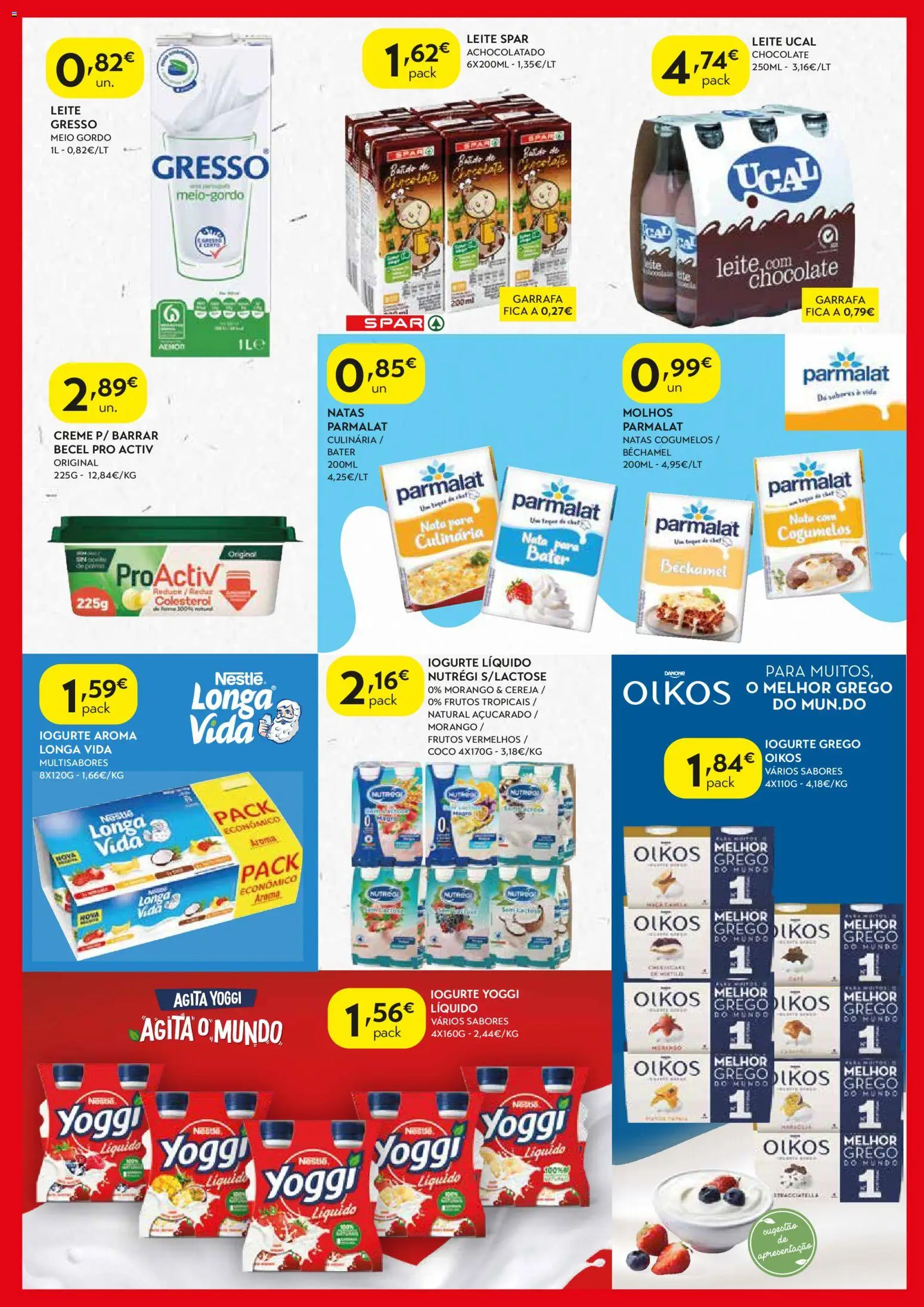 Spar - folheto │ válido de 17.02.2026 | Página: 3 | Produtos: Iogurte, Chocolate, Nata, Natas