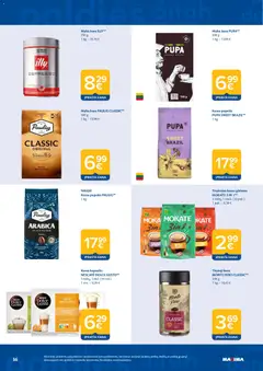 MAXIMA leidinys galioja nuo 21.04.2026 | Puslapis: 36 | Prekių: Pupelės, Tirpioji kava, Kavos pupelės, Kava