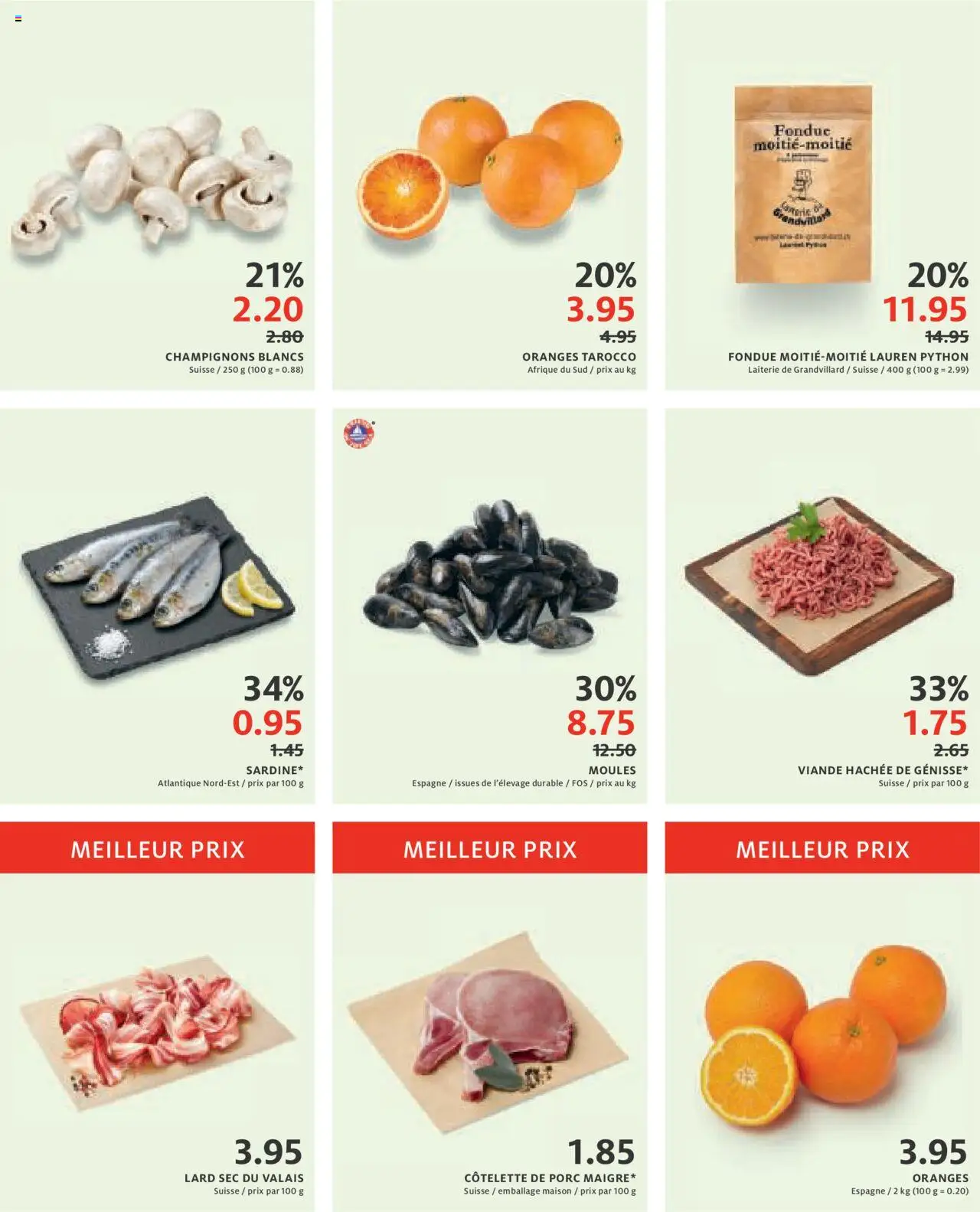 Manor Aktionen FR – gültig ab 14.10.2025 | Seite: 2 | Produkte: Champignons, Fondue