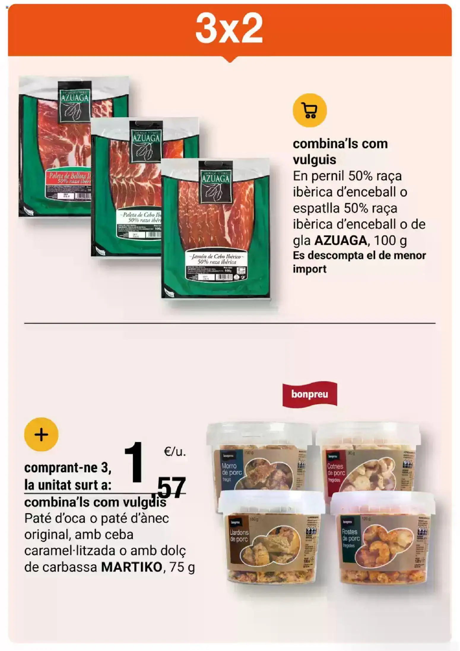 Bonpreu folleto │ válido desde el 21.10.2025 | Página: 60 | Productos: Jamón, Paté