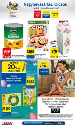 Tesco aktuális akciós újság - amely érvényes a következő dátumtól: 26.03.2026 | Oldal: 16 | Termékek: Őszibarack, Gabonapehely, Tej, Koszorú