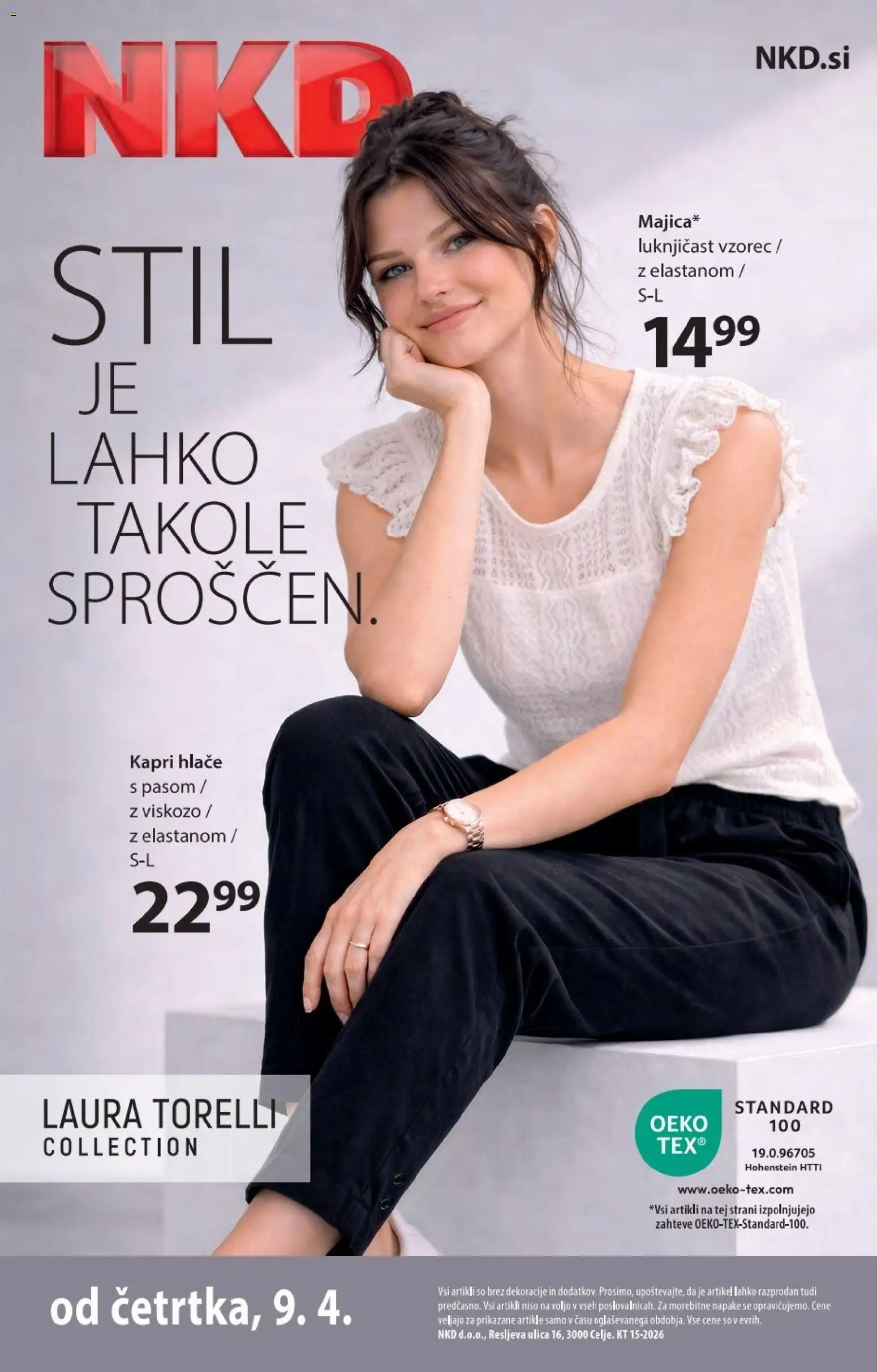 Novi NKD katalog ponudbe – veljaven od 09.04.2026 | Stran: 4 | Izdelki: Hlace