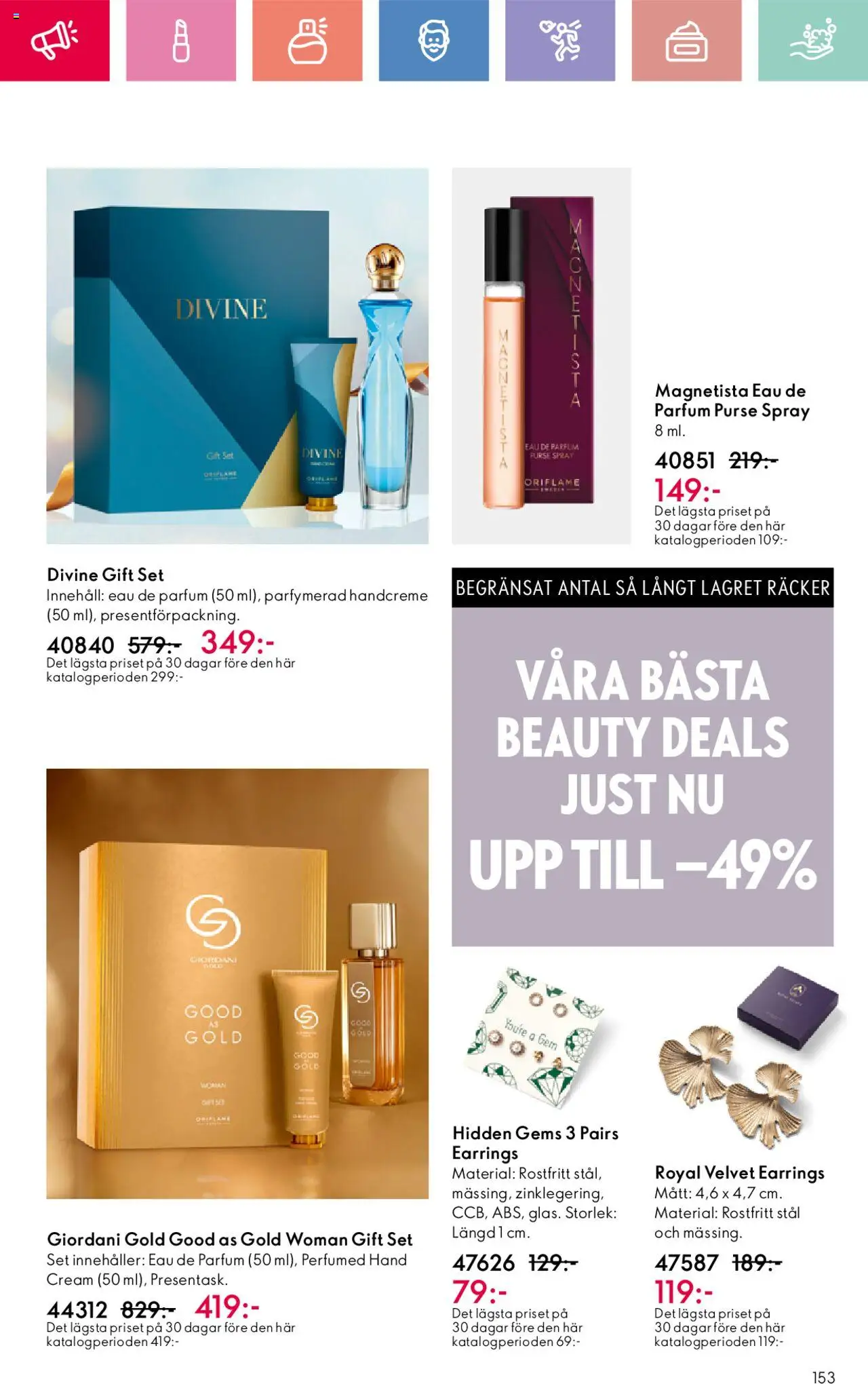Oriflame reklamblad aktuell från 01.06.2025 | Sida: 153 | Produkter: Gem, Set