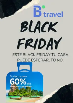 Vista previa B the travel brand Black Friday válido desde el 18.11.2025