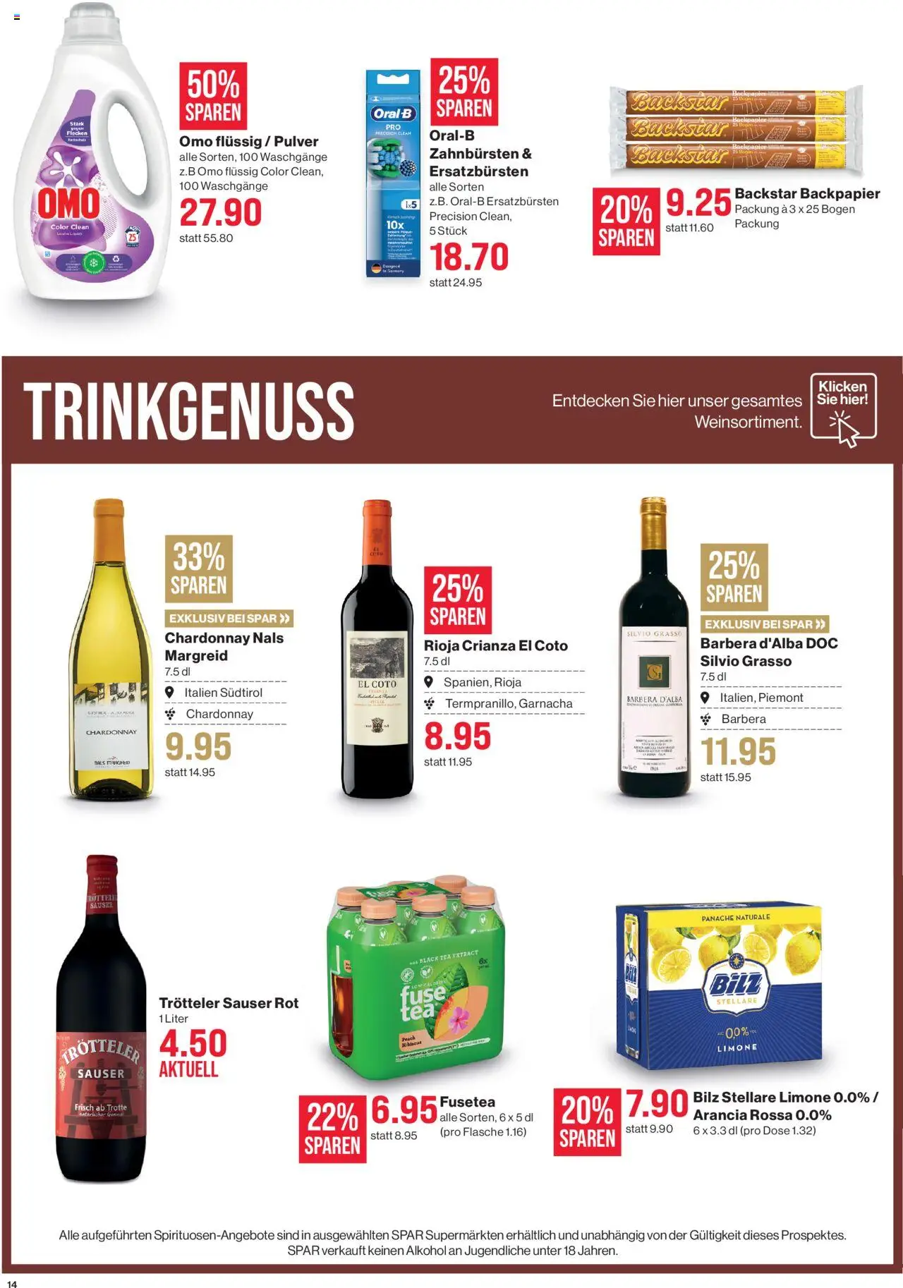 SPAR Aktionen – gültig ab 11.09.2025 | Seite: 14 | Produkte: Pulver