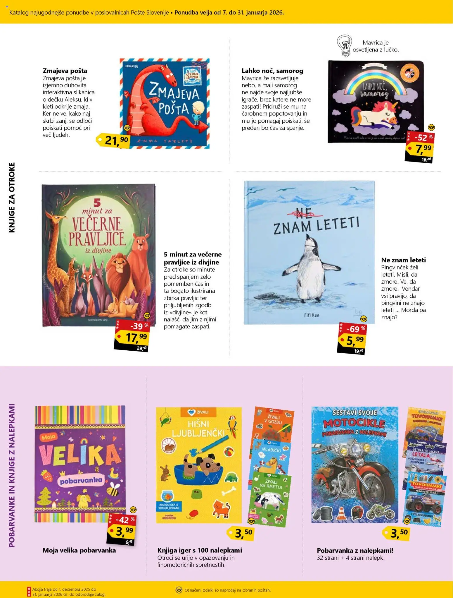 Novi Pošta Slovenije katalog ponudbe – veljaven od 07.01.2026 | Stran: 6 | Izdelki: Knjige za otroke, Knjiga
