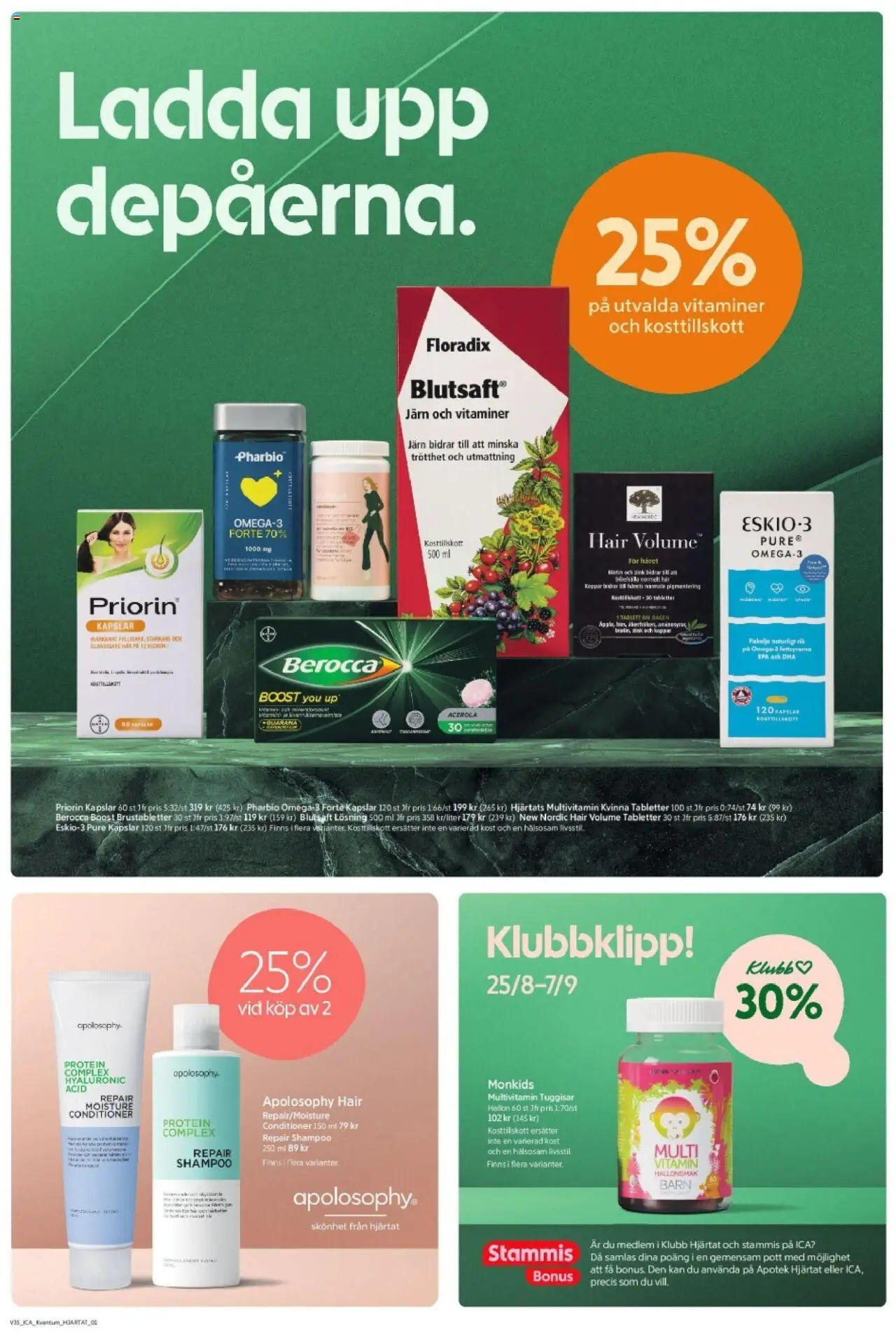 ICA Kvantum reklamblad aktuell från 25.08.2025 | Sida: 8 | Produkter: Järn