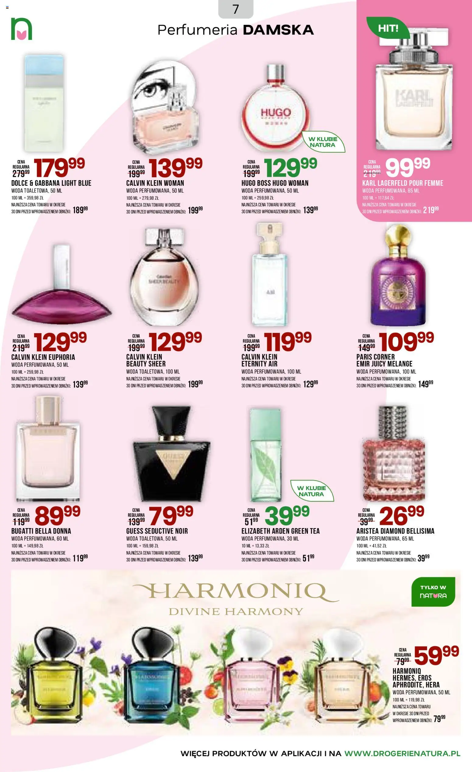 Drogerie Natura Gazetka od 20.01.2026 | Strona: 7 | Produkty: Woda