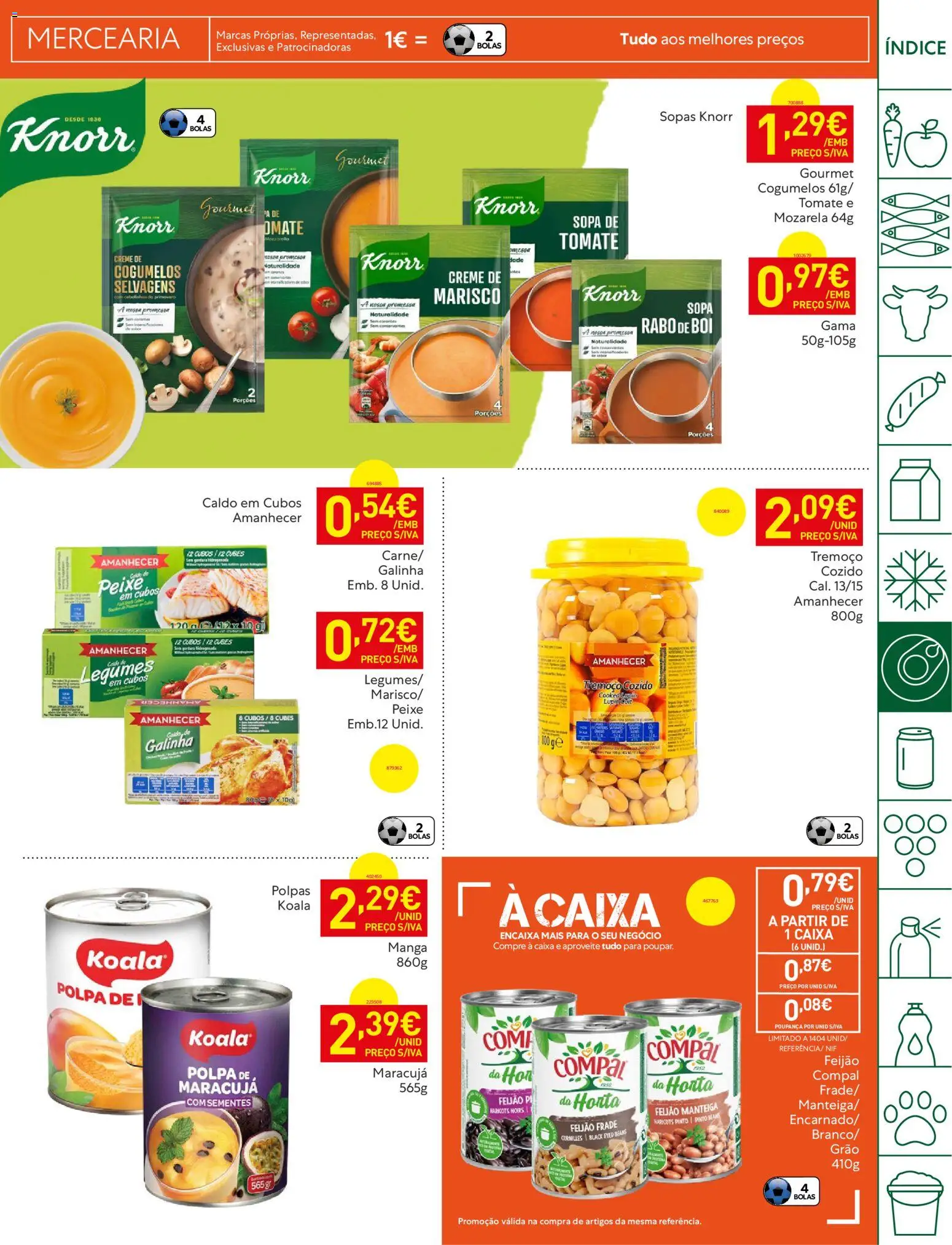 Recheio folheto │ válido de 28.04.2026 | Página: 25 | Produtos: Knorr, Manteiga, Tomate, Creme