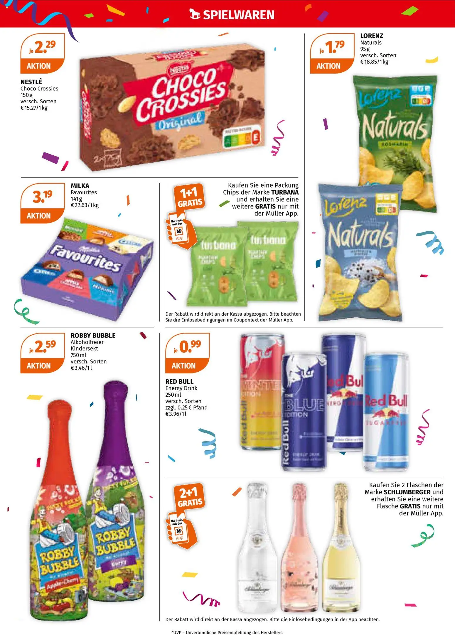 Müller Spielend Ins Neue Jahr gültig ab 21.12.2025 | Seite: 4 | Produkte: Chips, Anzug, Apple