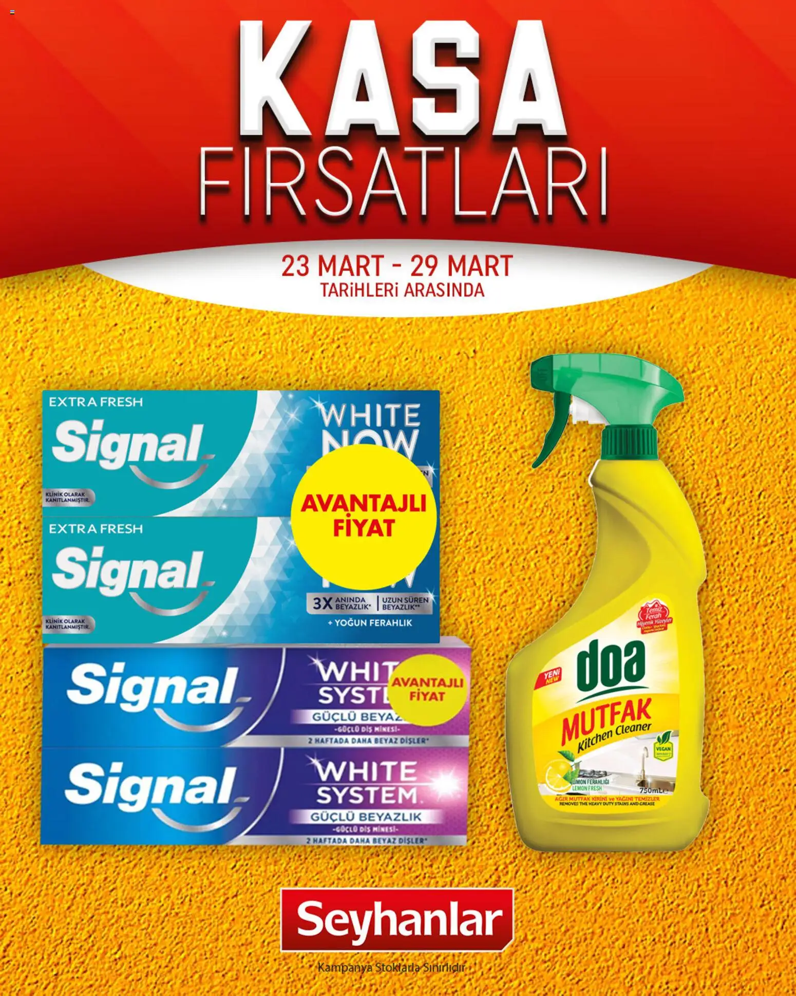Seyhanlar Market - Katalog Kasa Fırsatları - 23.03.2026 tarihinden itibaren geçerlidir | Sayfa: 1 | Ürünler: Limon, Kasa