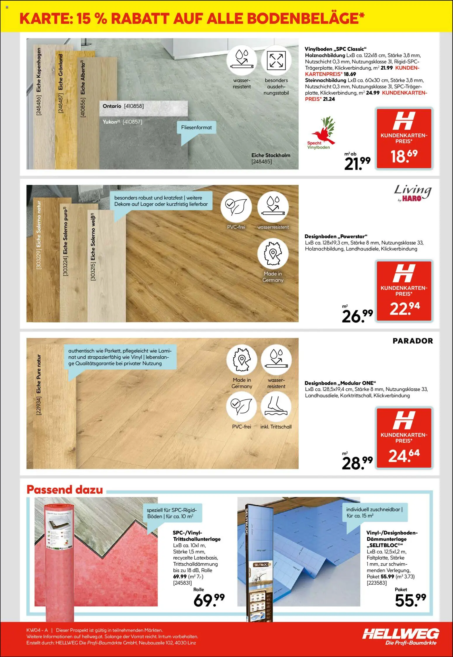 HELLWEG Flugblatt gültig ab 22.01.2026 | Seite: 9 | Produkte: Wasser