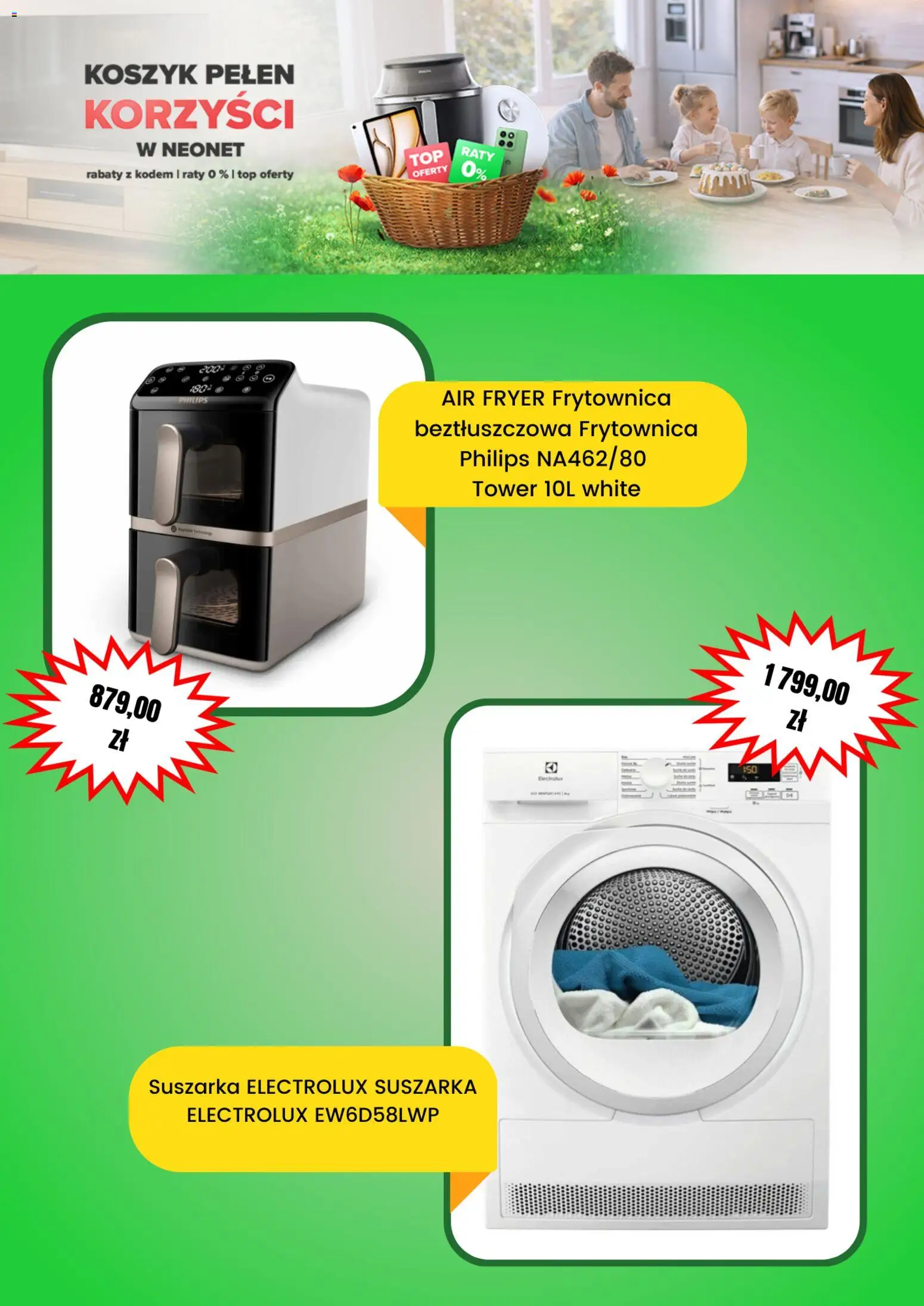 Neonet promocje od 19.03.2026 | Strona: 5 | Produkty: Top, Suszarka