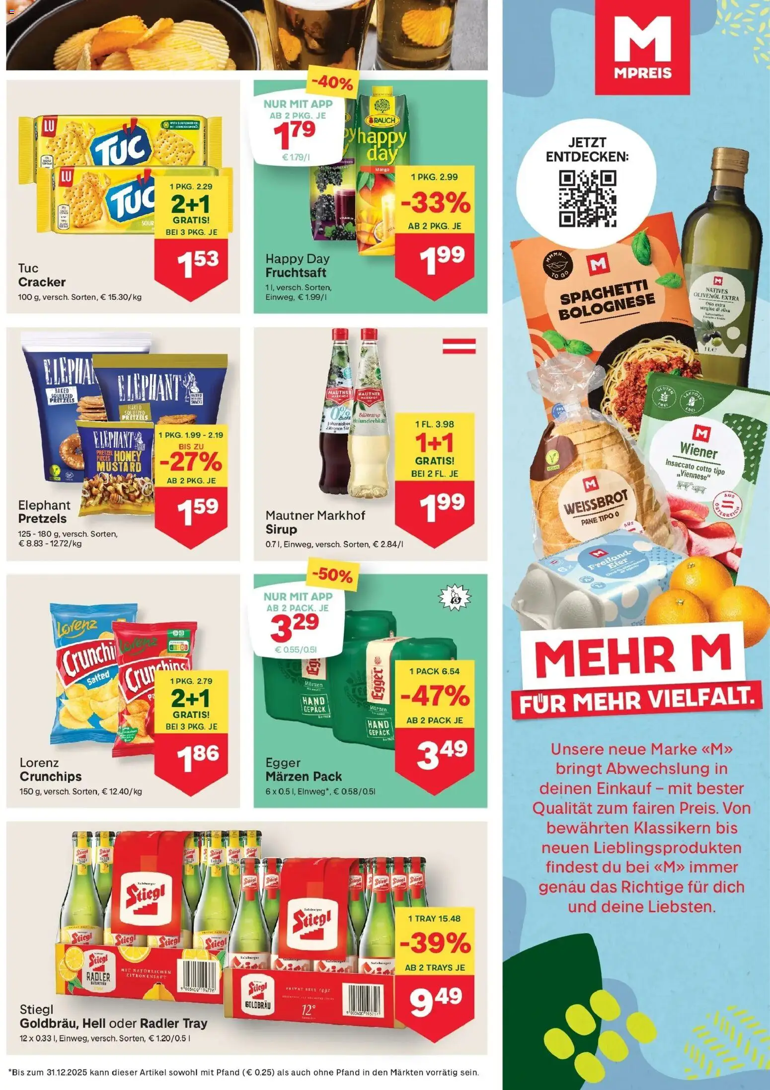 MPREIS Pfunds gültig ab 06.11.2025 | Seite: 9 | Produkte: Mango, Eier, Hajdina liszt