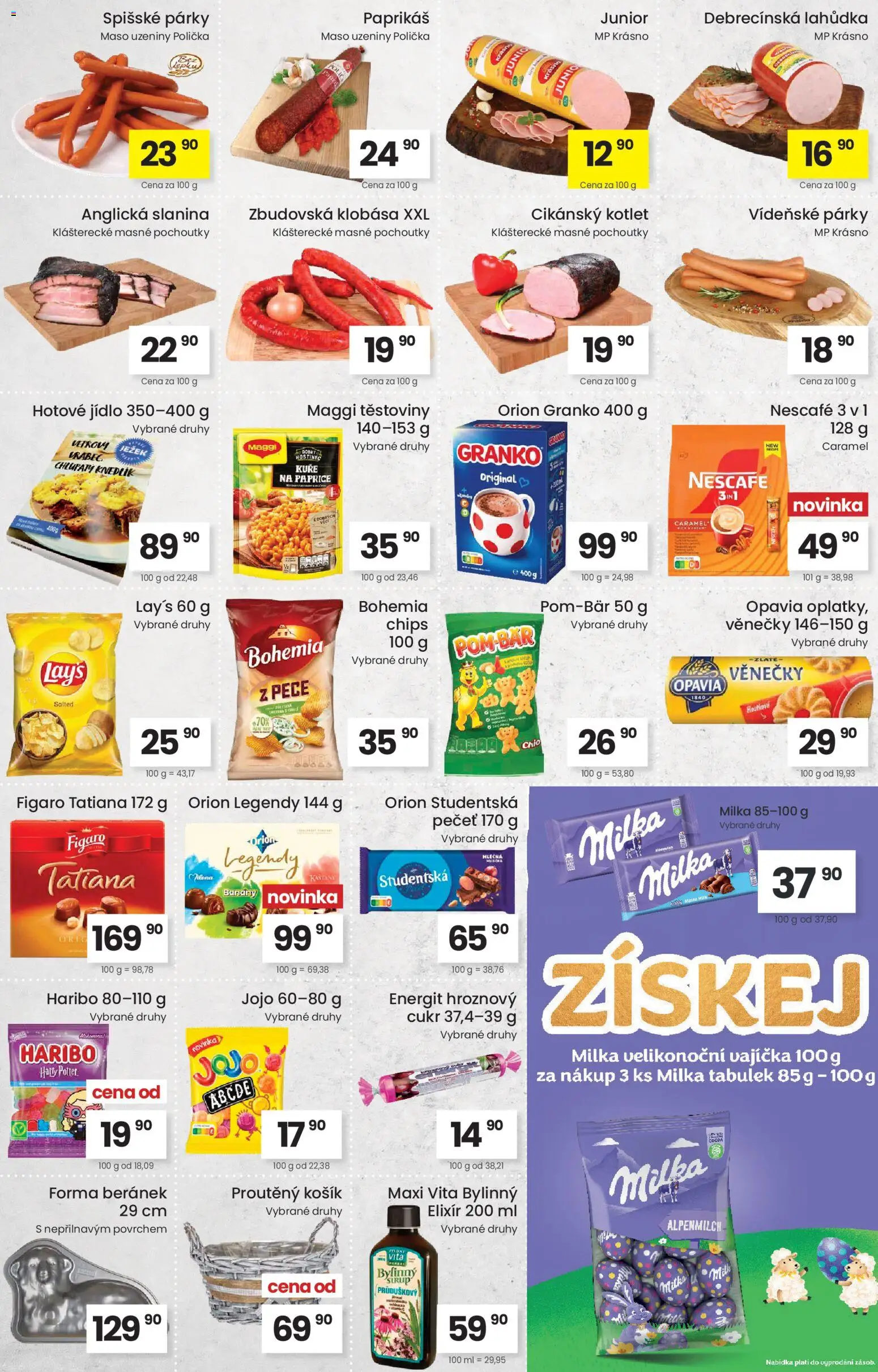 Kubík leták od 10.03.2026 | Strana: 3 | Produkty: Vídeňské párky, Haribo, Klobása, Studentská pečeť