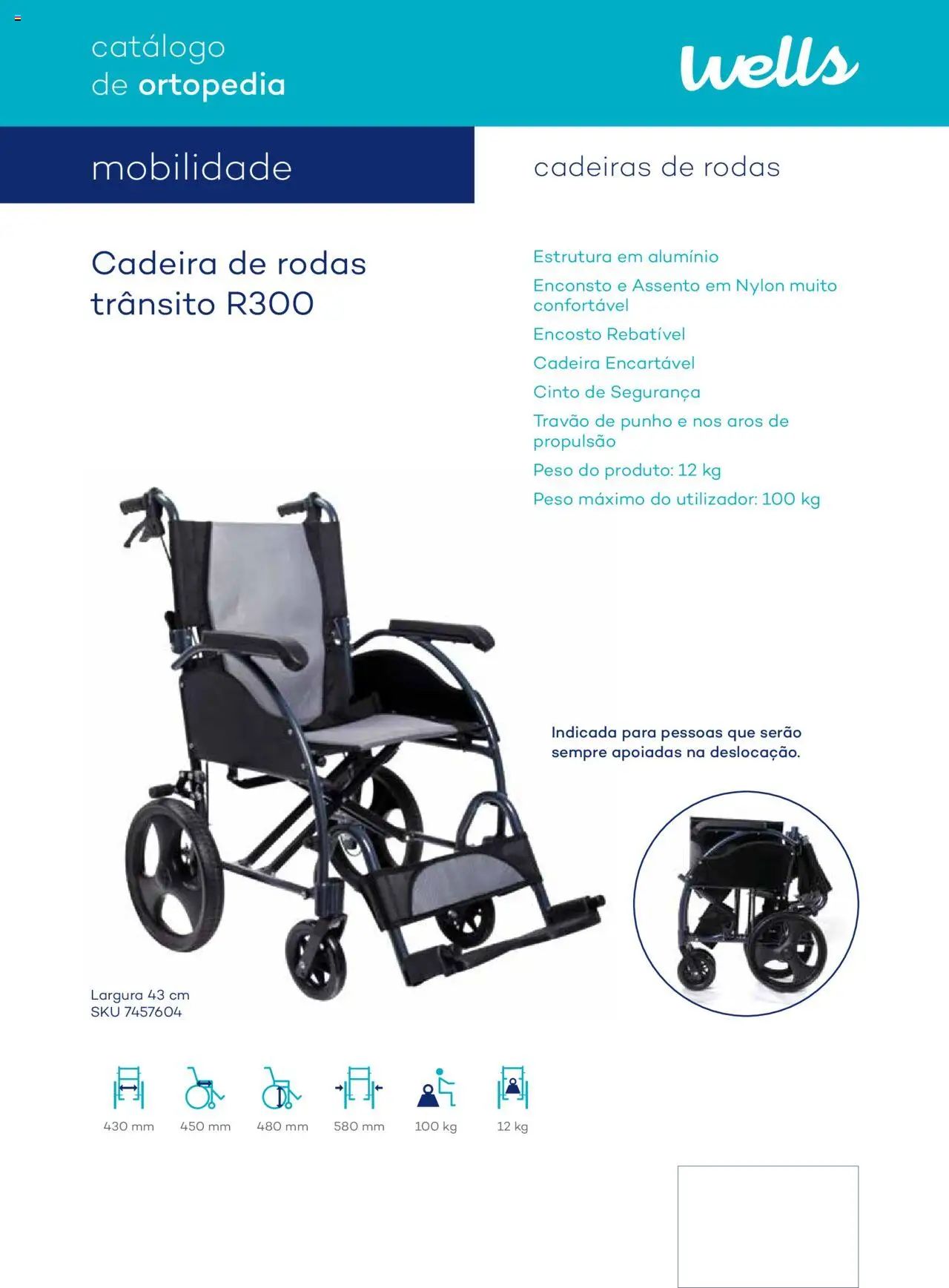 Well’s Catálogo de Ortopedia │ válido de 12.02.2024 | Página: 12 | Produtos: Cinto, Cadeira