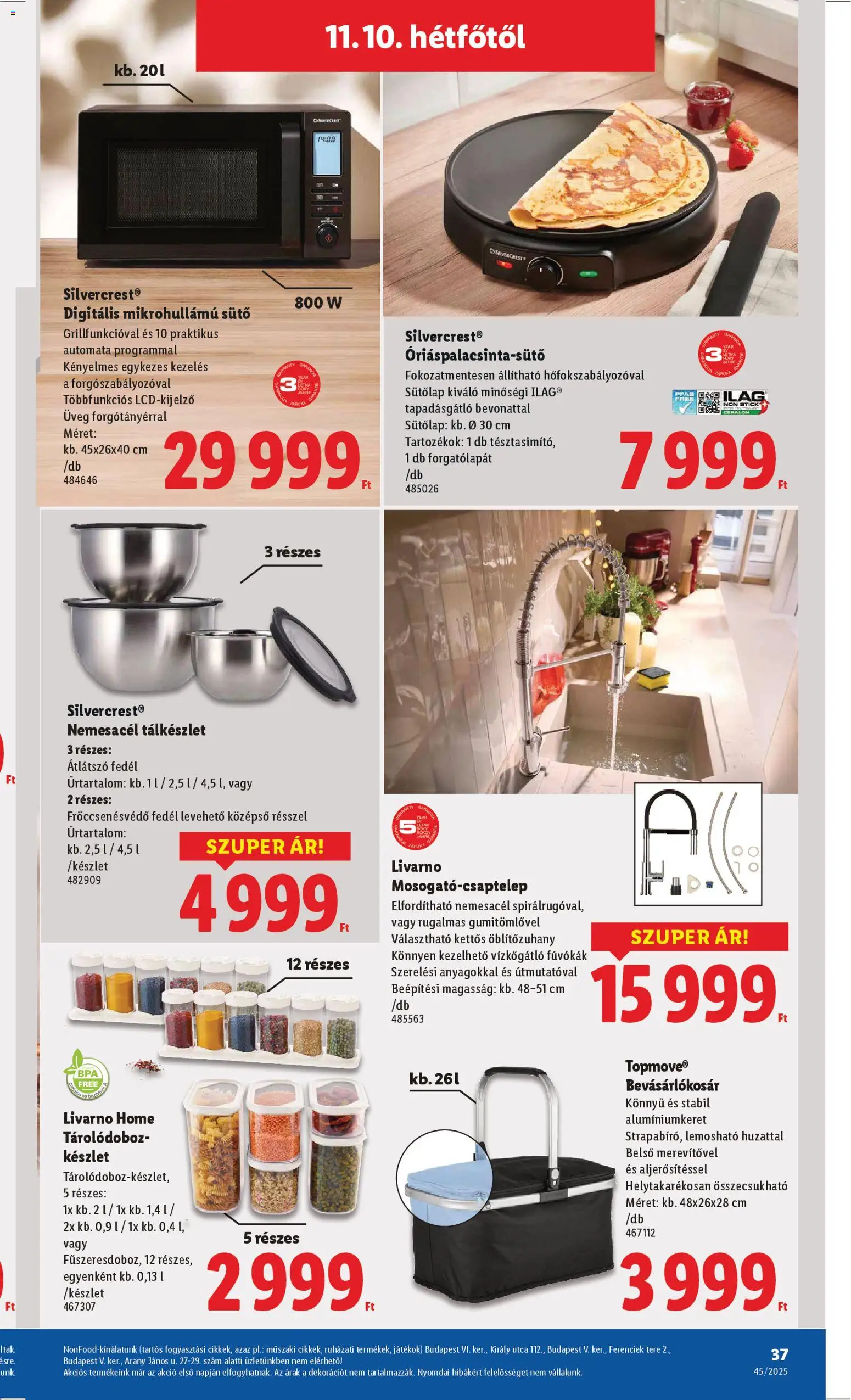 Lidl akciós ujság - amely érvényes a következő dátumtól: 06.11.2025 | Oldal: 37