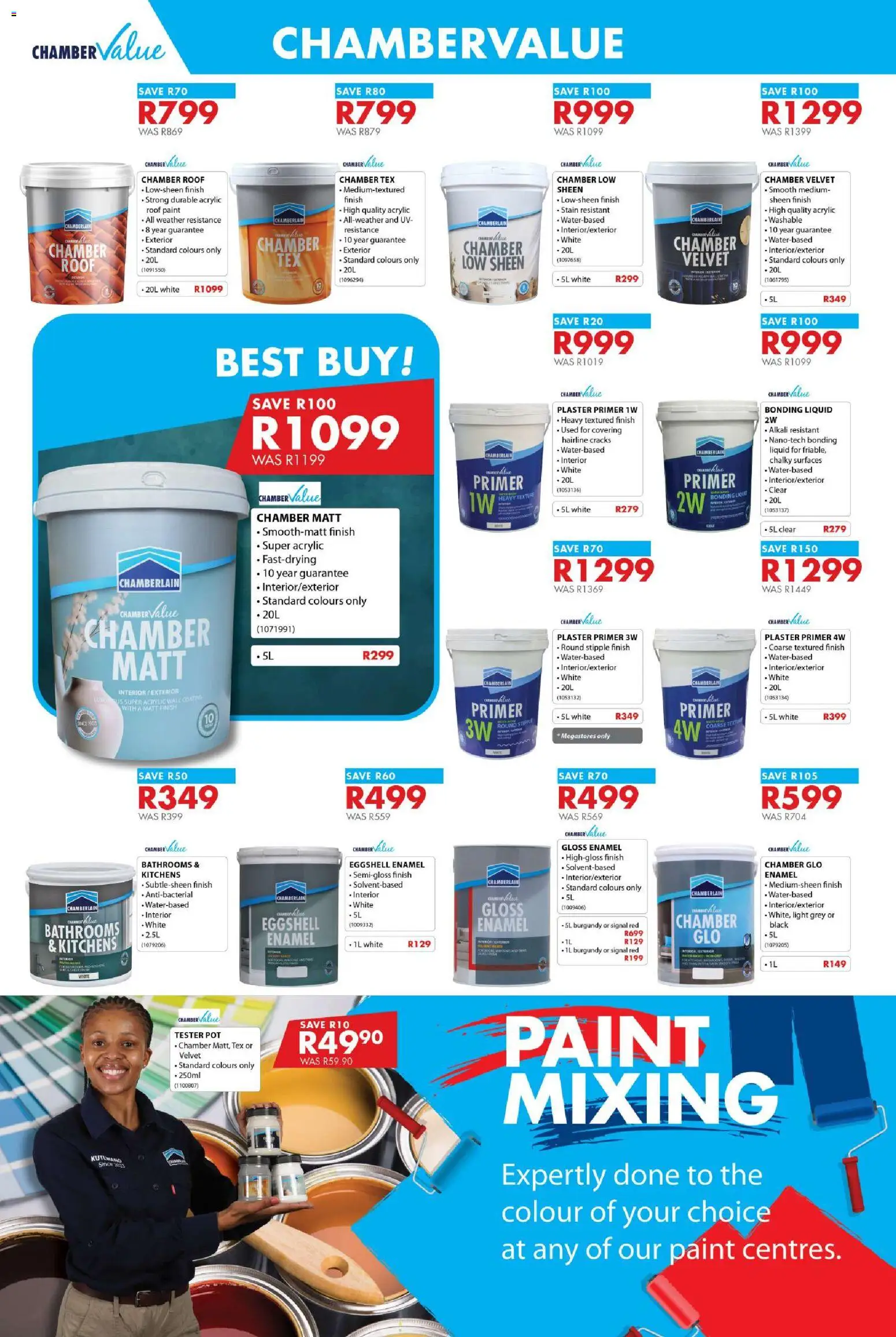 New Chamberlain catalogue – valid from 22.01.2026 | Page: 2 | Products: Gloss, Plaster primer, Plaster, Enamel