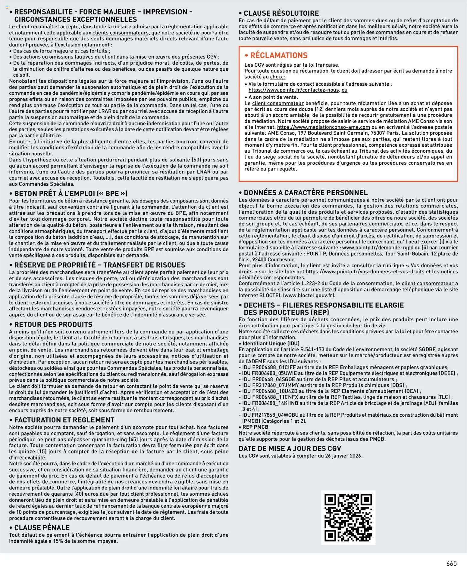 {H1} | Page: 665 | Produits: La suspension, Prise, Piles, Cadre