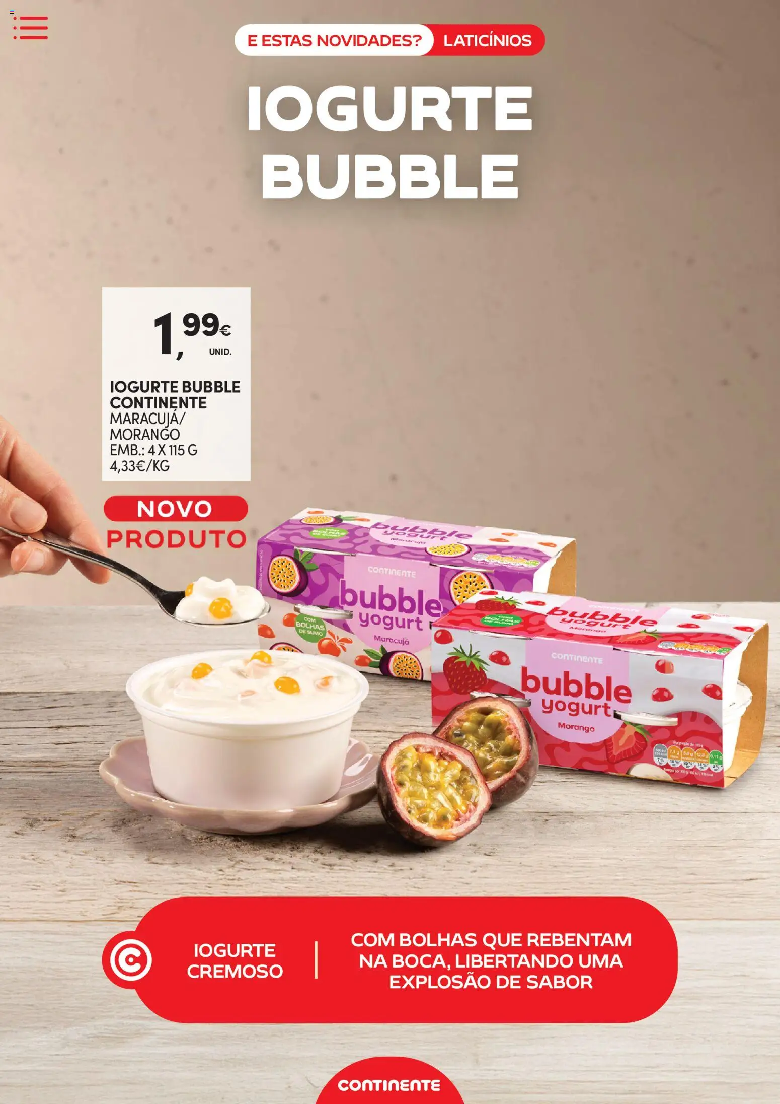 Continente - Novidades de que toda a gente gosta │ válido de 10.02.2026 | Página: 16 | Produtos: Iogurte, Sumo
