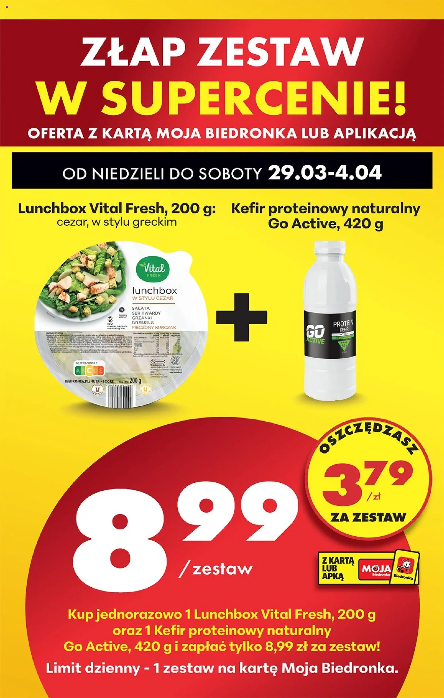 Biedronka Polsko leták od 29.03.2026 | Strana: 92 | Produkty: Kefír, Protein