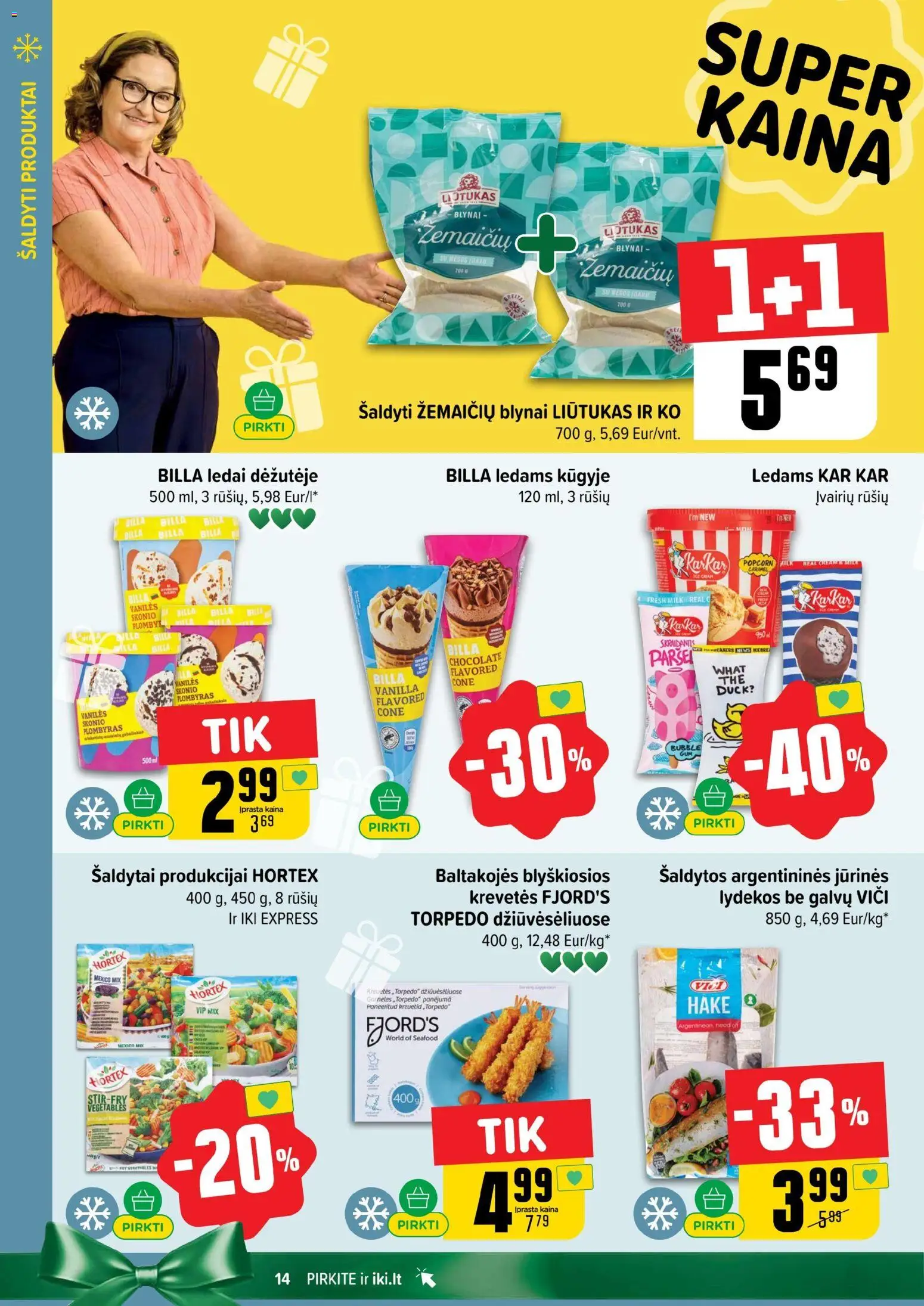 IKI akcijos nuo 27.10.2025 | Puslapis: 14 | Prekių: Ledai, Plombyras
