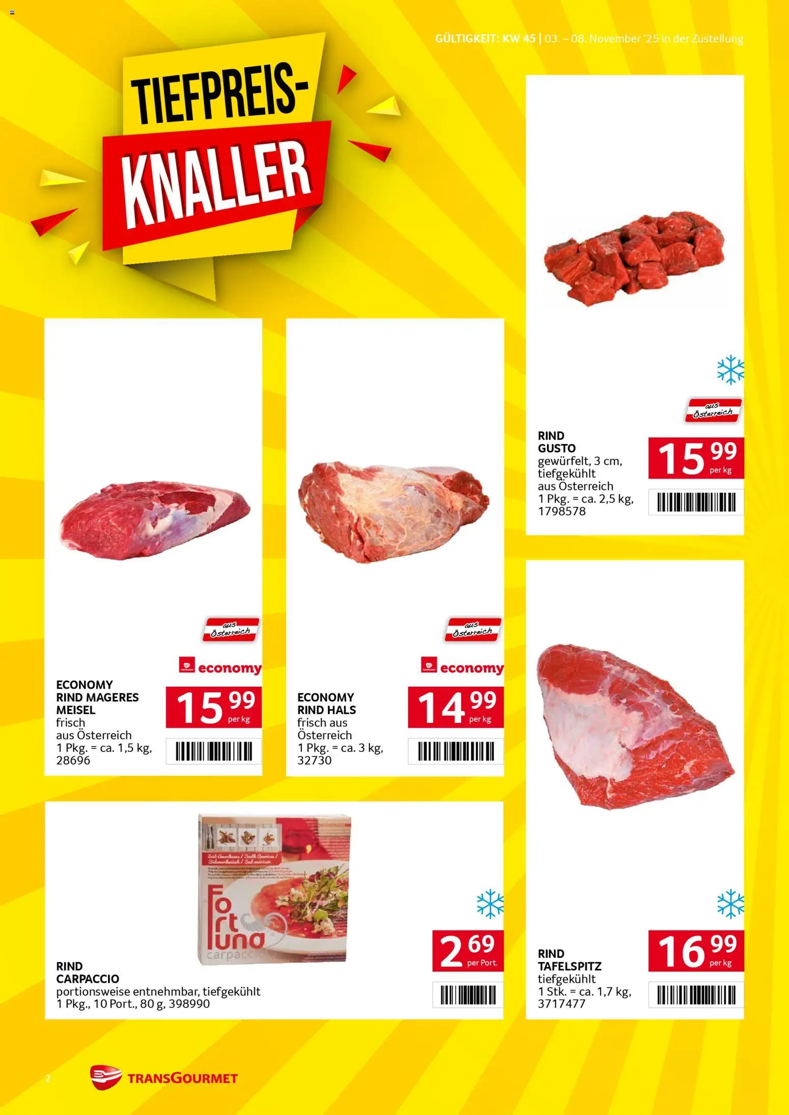 Transgourmet Zustellaktion gültig ab 03.11.2025 | Seite: 2