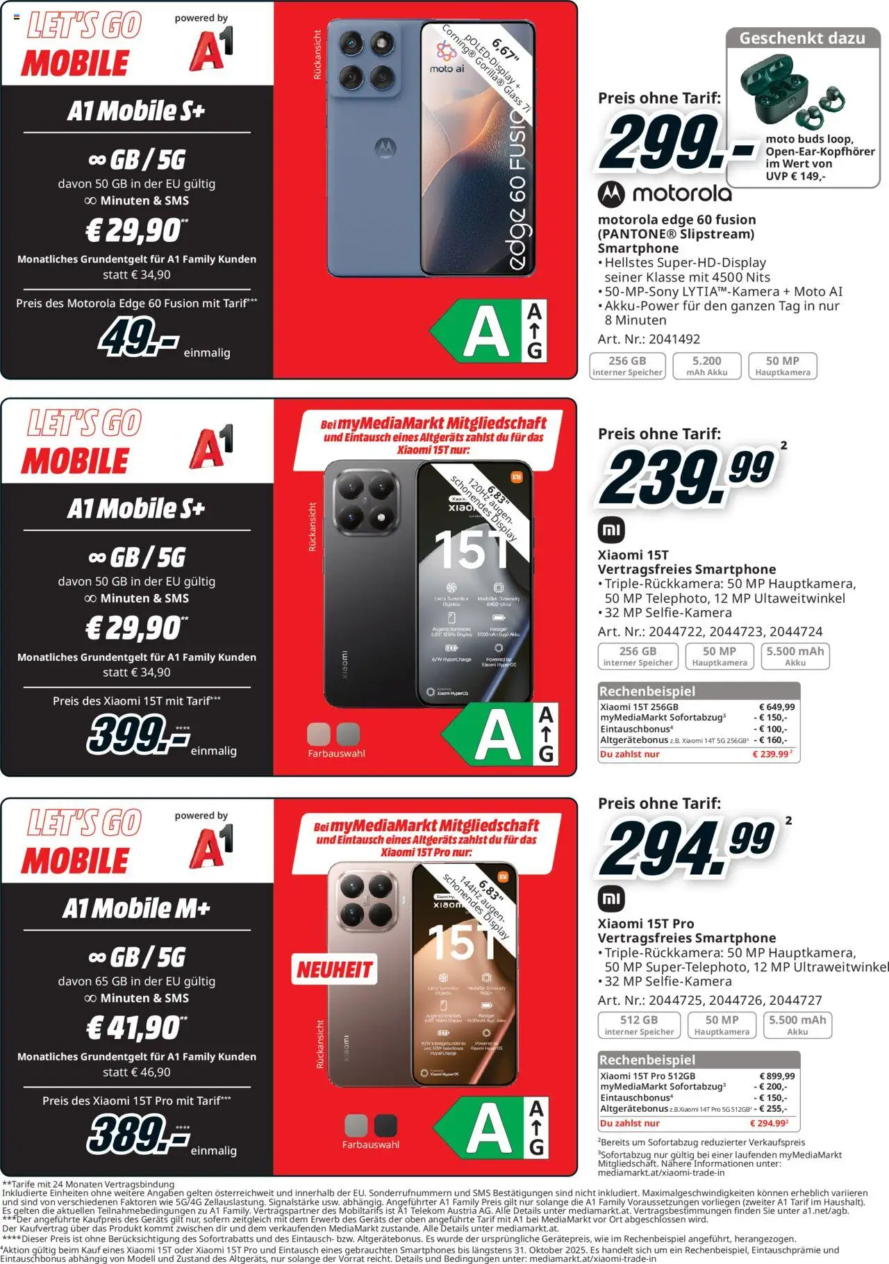 Media Markt Angebote gültig ab 15.10.2025 | Seite: 4 | Produkte: Smartphone