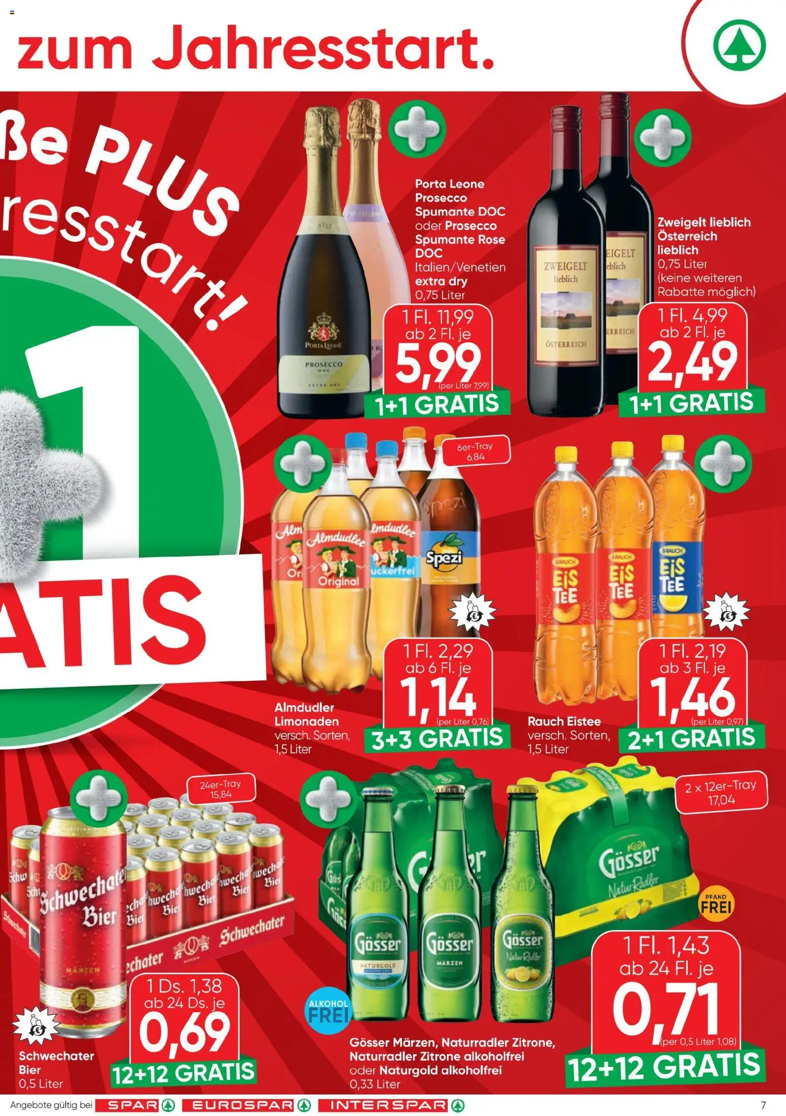Spar Flugblatt gültig ab 15.01.2026 | Seite: 7 | Produkte: Zitrone, Bier