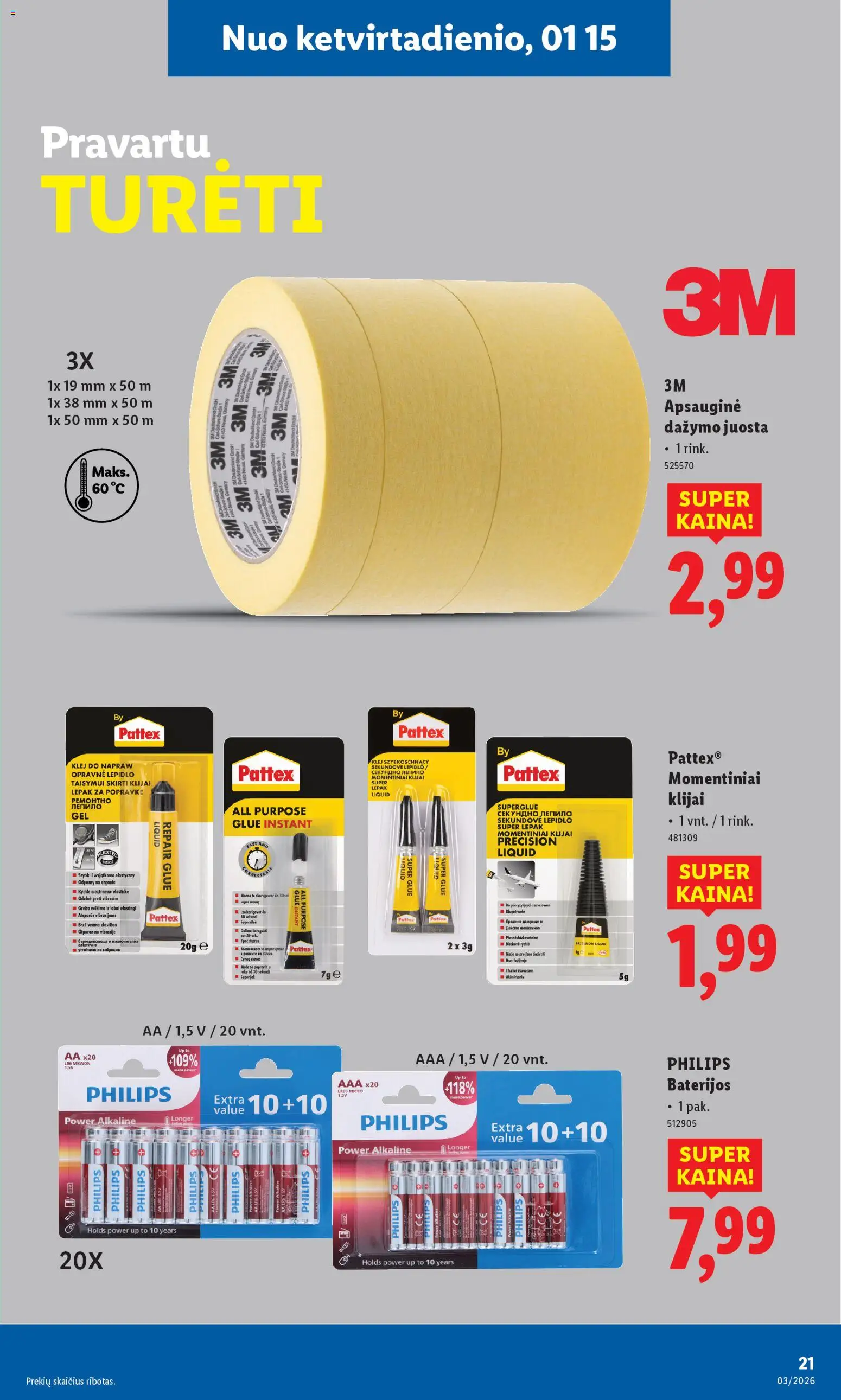 LIDL akcijos nuo 12.01.2026 | Puslapis: 21