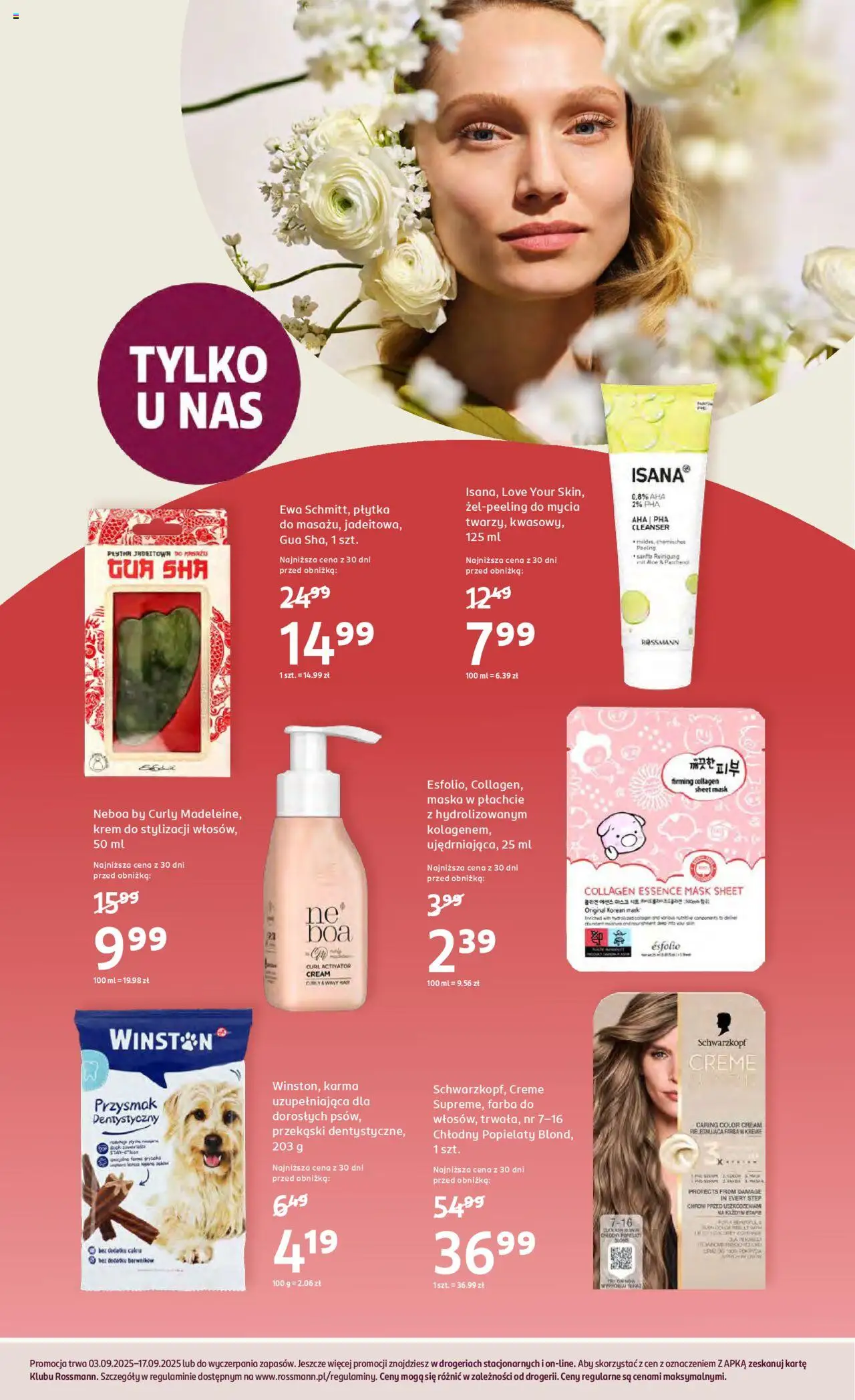 Rossmann Gazetka od 03.09.2025 | Strona: 3 | Produkty: Maska, Krem