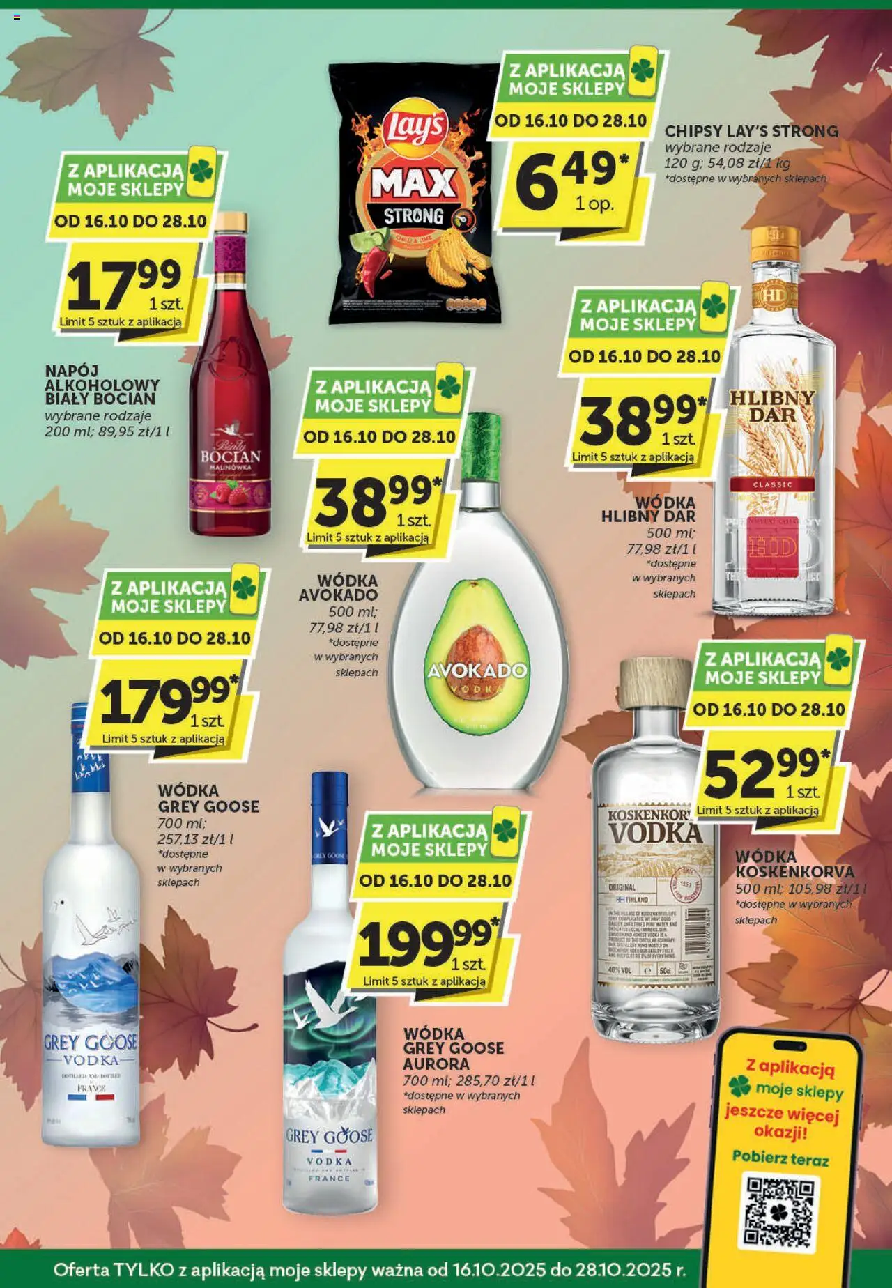 Euro Sklep Gazetka - Katalog alkoholowy od 16.10.2025 | Strona: 4 | Produkty: Grey goose, Chipsy, Vodka, Wódka