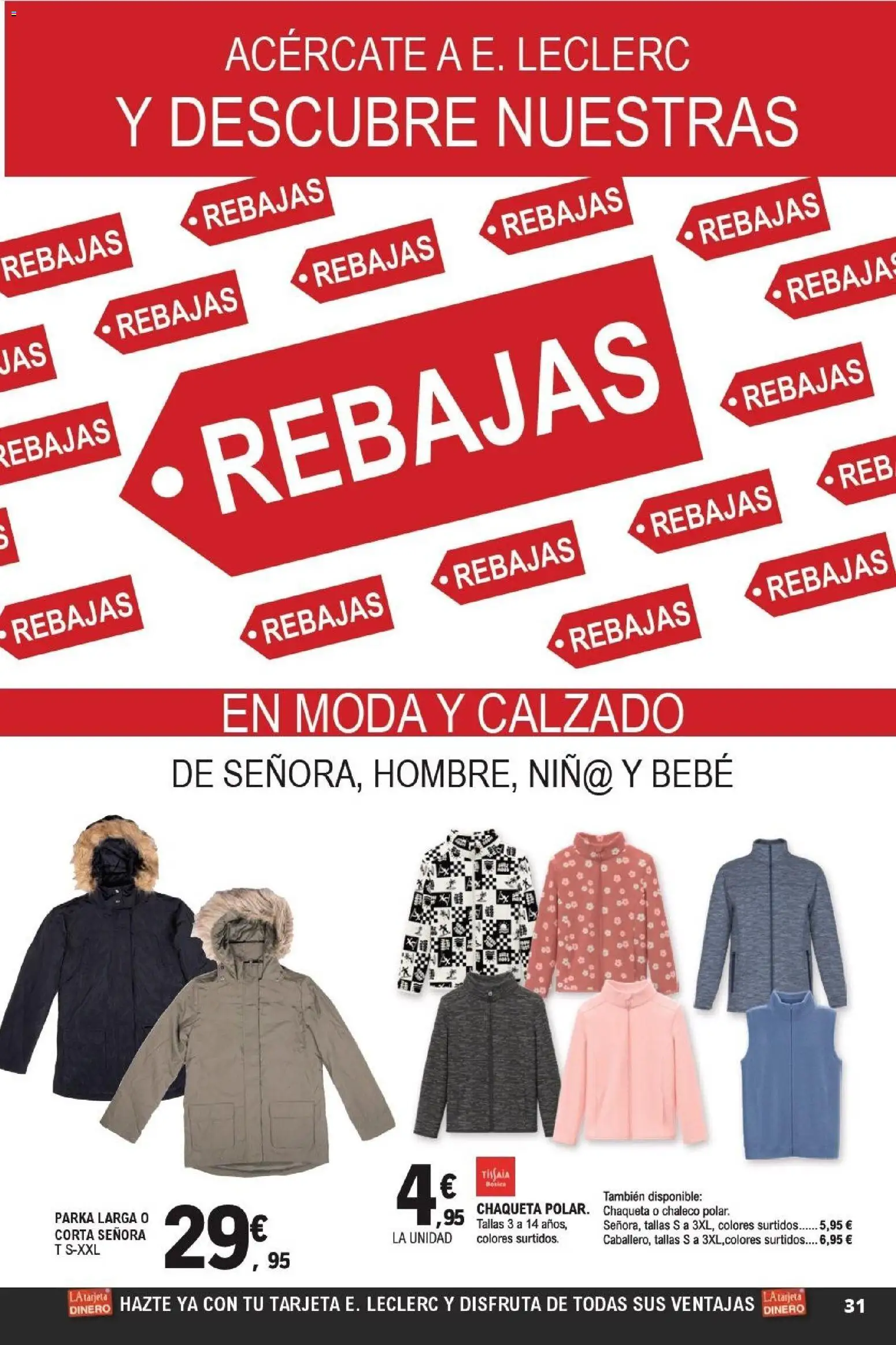 E.Leclerc folleto │ válido desde el 07.01.2026 | Página: 31 | Productos: Chaleco, Chaqueta