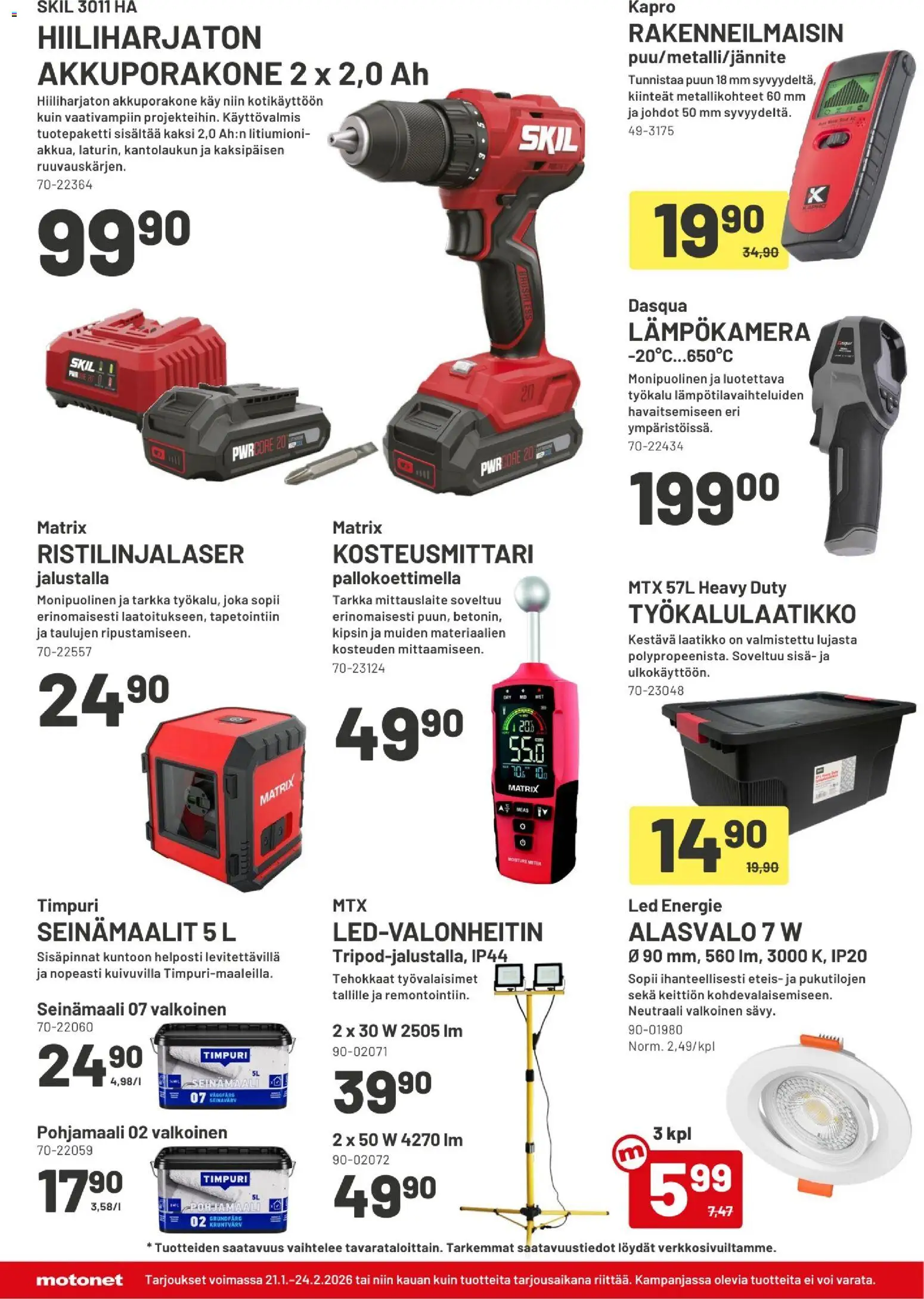 Motonet tarjoukset – voimassa 21.02.2026 alkaen | Sivu: 14 | Tuotteet: Laatikko, Voi
