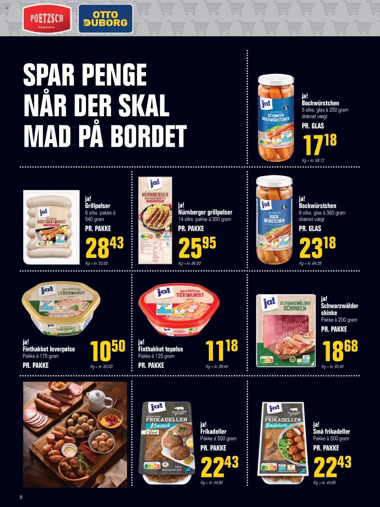 Otto Duborg tilbudsavis – gyldig fra 18.09.2025 | Side: 8 | Produkter: Chips, Müsli, Havregryn, Nougat