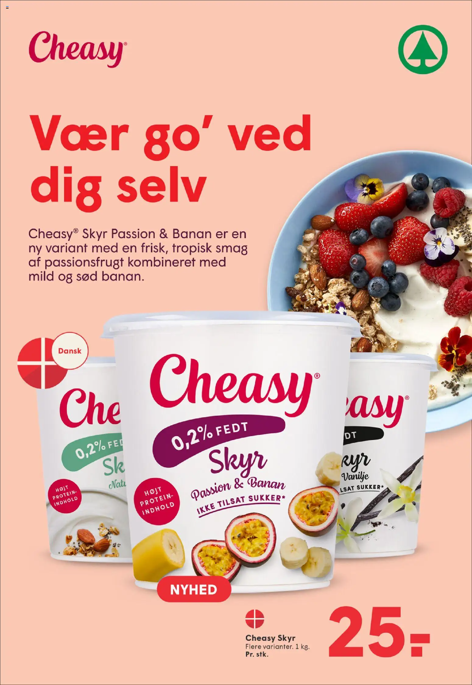 Spar tilbudsavis – gyldig fra 24.04.2026 | Side: 21 | Produkter: Skyr, Sukker, Vanilje, Passionsfrugt