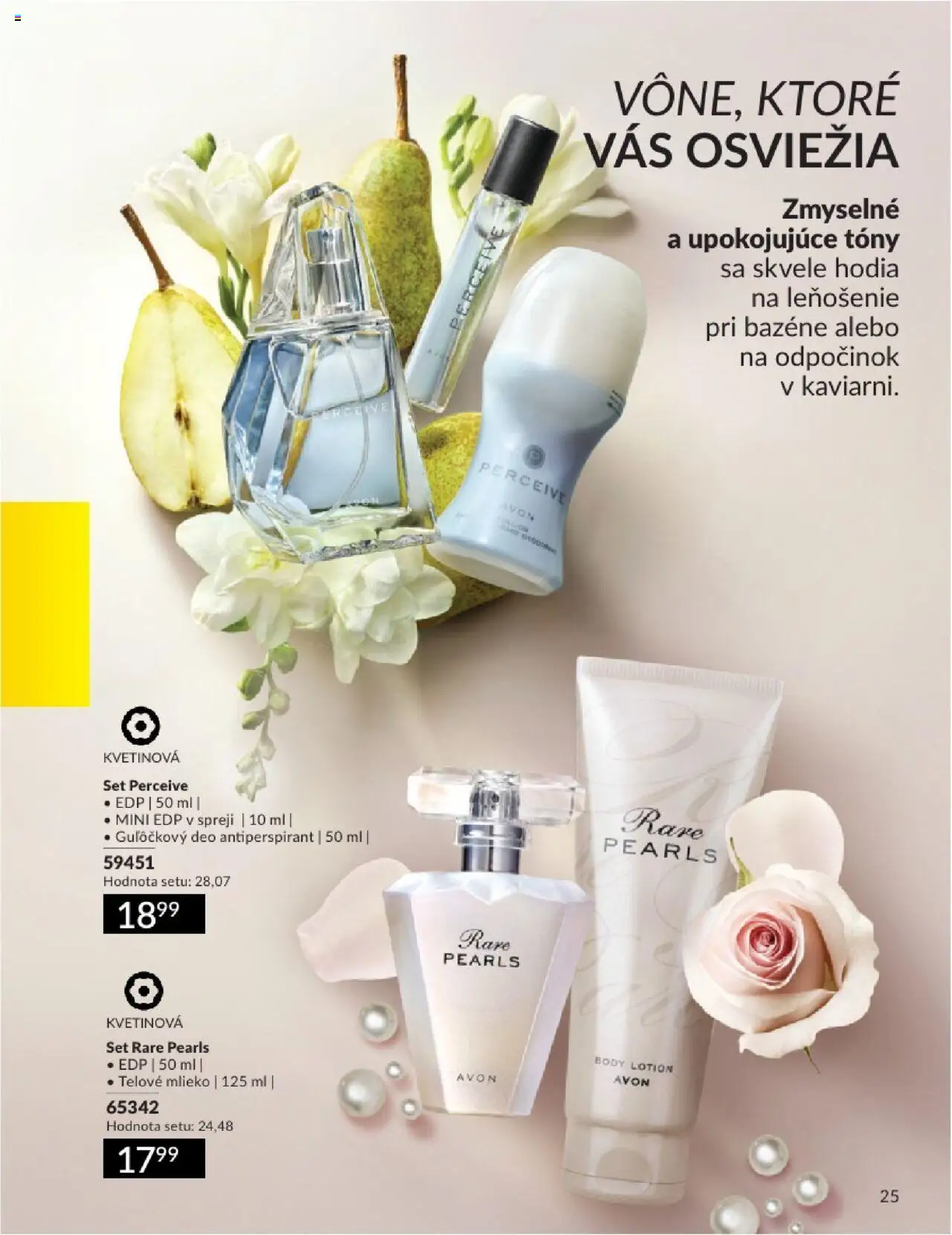 Katalóg Avon 2025 │ platný od 01.08.2025 | Strana: 25 | Produkty: Mlieko, Telové mlieko, Antiperspirant