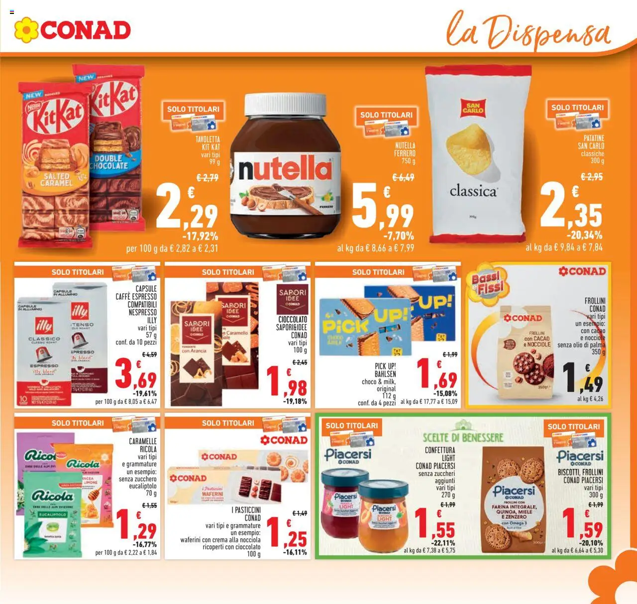 Volantino Conad del 09.10.2025 | Pagina: 15 | Prodotti: Cioccolato, Caramelle, Cacao, Miele